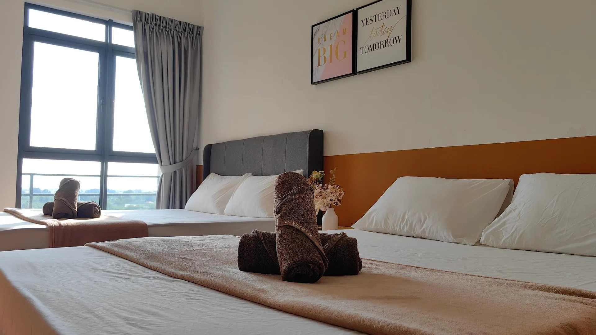 코타키나발루 크파얀의 아파트먼트 (26m², 침실 1개, 프라이빗 욕실 1개) 2성급 싱글룸 객실