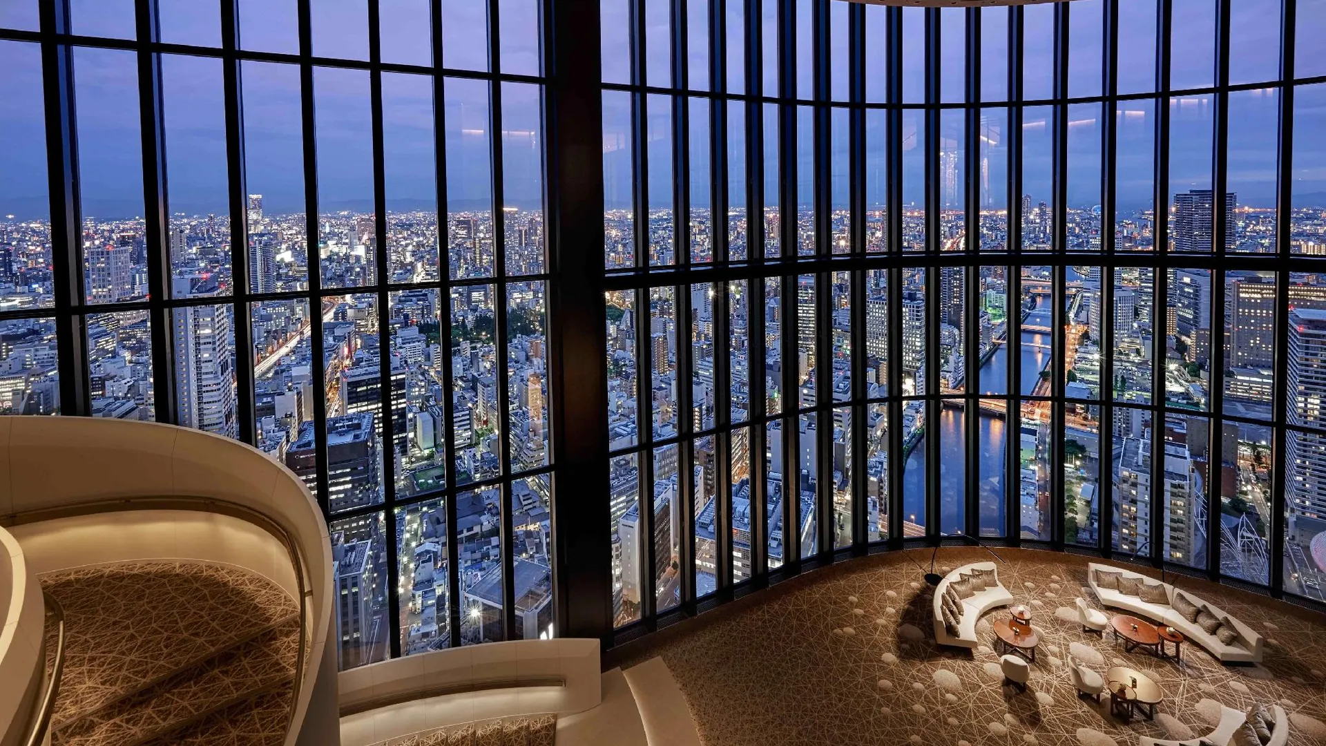 오사카 콘래드 오사카 5성급 호텔 객실