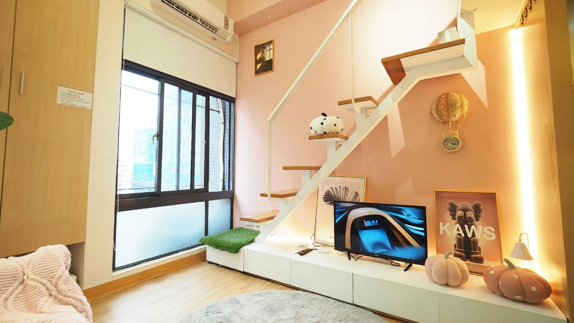 타이베이 시먼딩의 스튜디오 프라이빗 하우스 (30m², 프라이빗 욕실 1개) 2성급 싱글룸 수영장