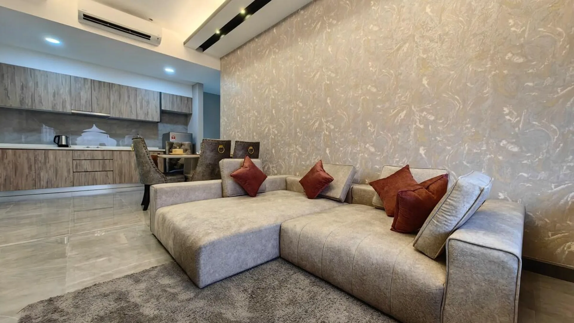 말라카 멜라카 라야의 아파트먼트 (70m², 침실 2개, 프라이빗 욕실 2개) 4성급 싱글룸 부대시설