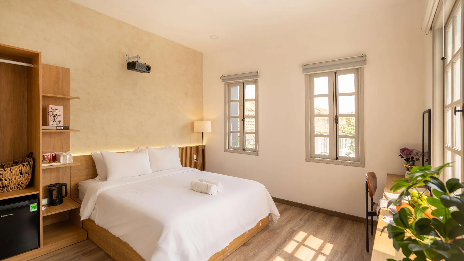 호치민 참스 호텔 앤 홈스테이 5성급 호텔 객실