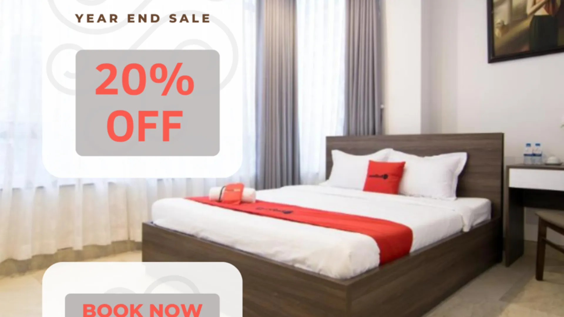 호치민 아하 레지던스 호텔 4성급 호텔 객실