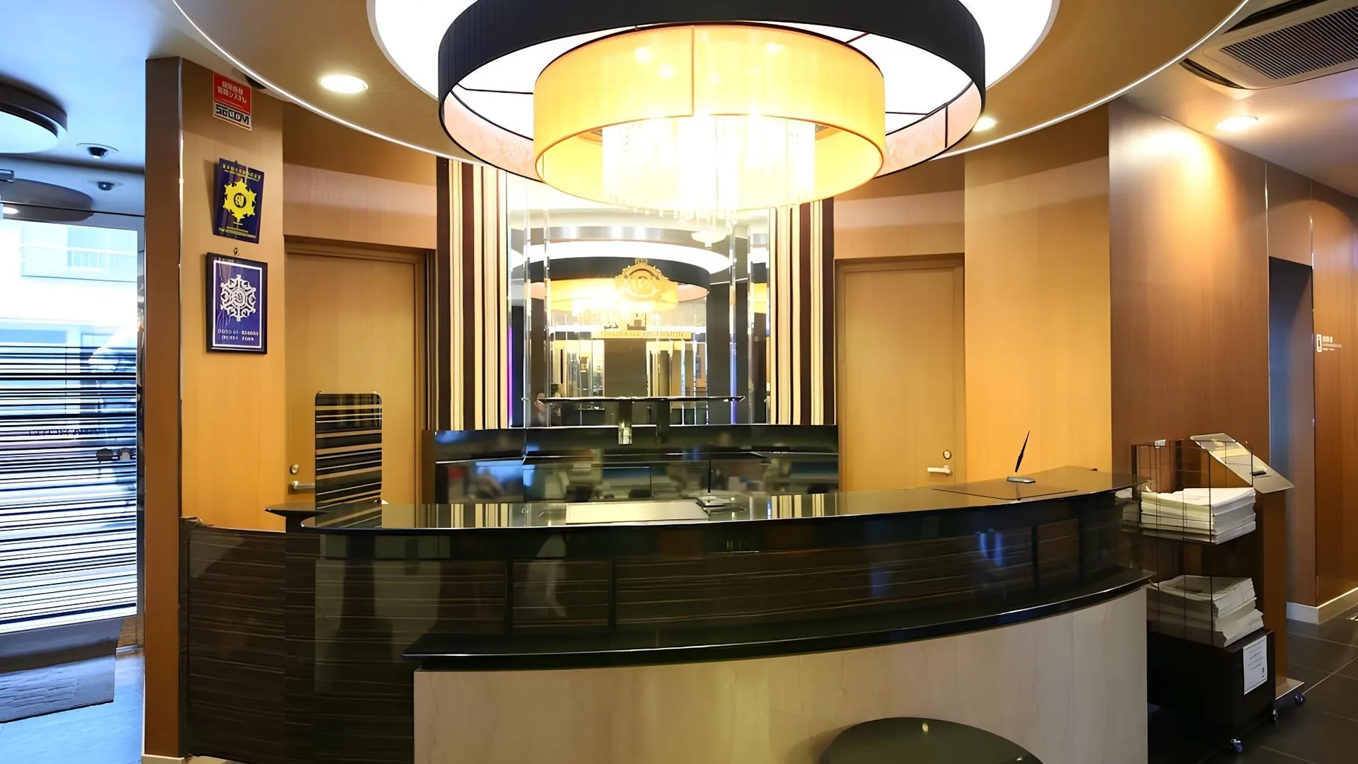 도쿄 / 동경 APA 호텔 심바시 오나리몬 3성급 호텔 로비