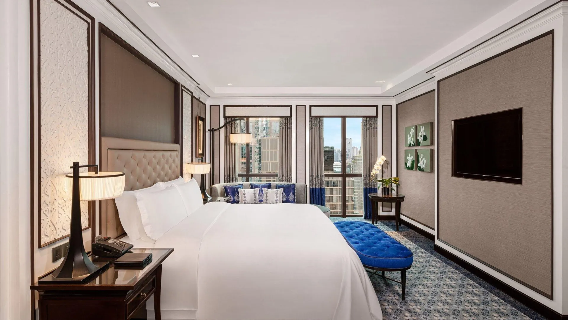 방콕 더 아테네 호텔 럭셔리 컬렉션 방콕 5성급 호텔 전망