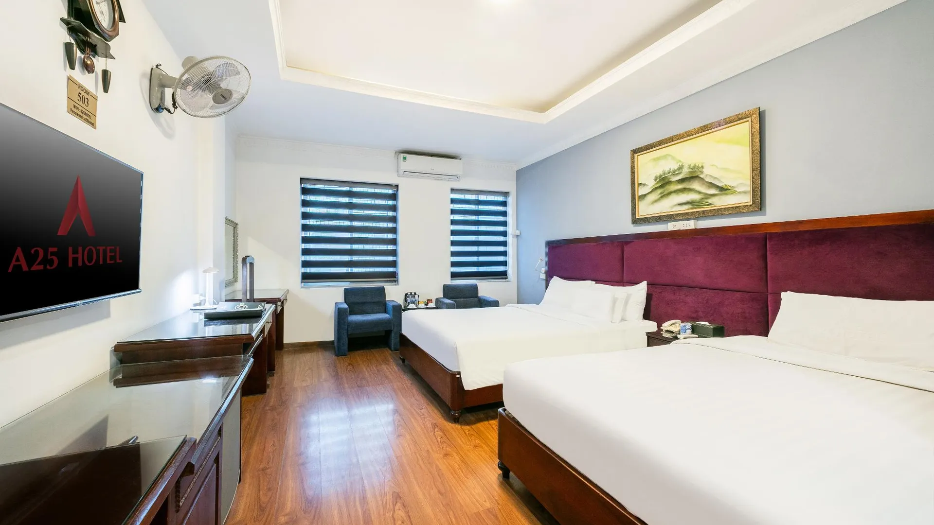 하노이 A25 호텔 - 61 루옹 응옥 꾸옌 3성급 호텔 객실