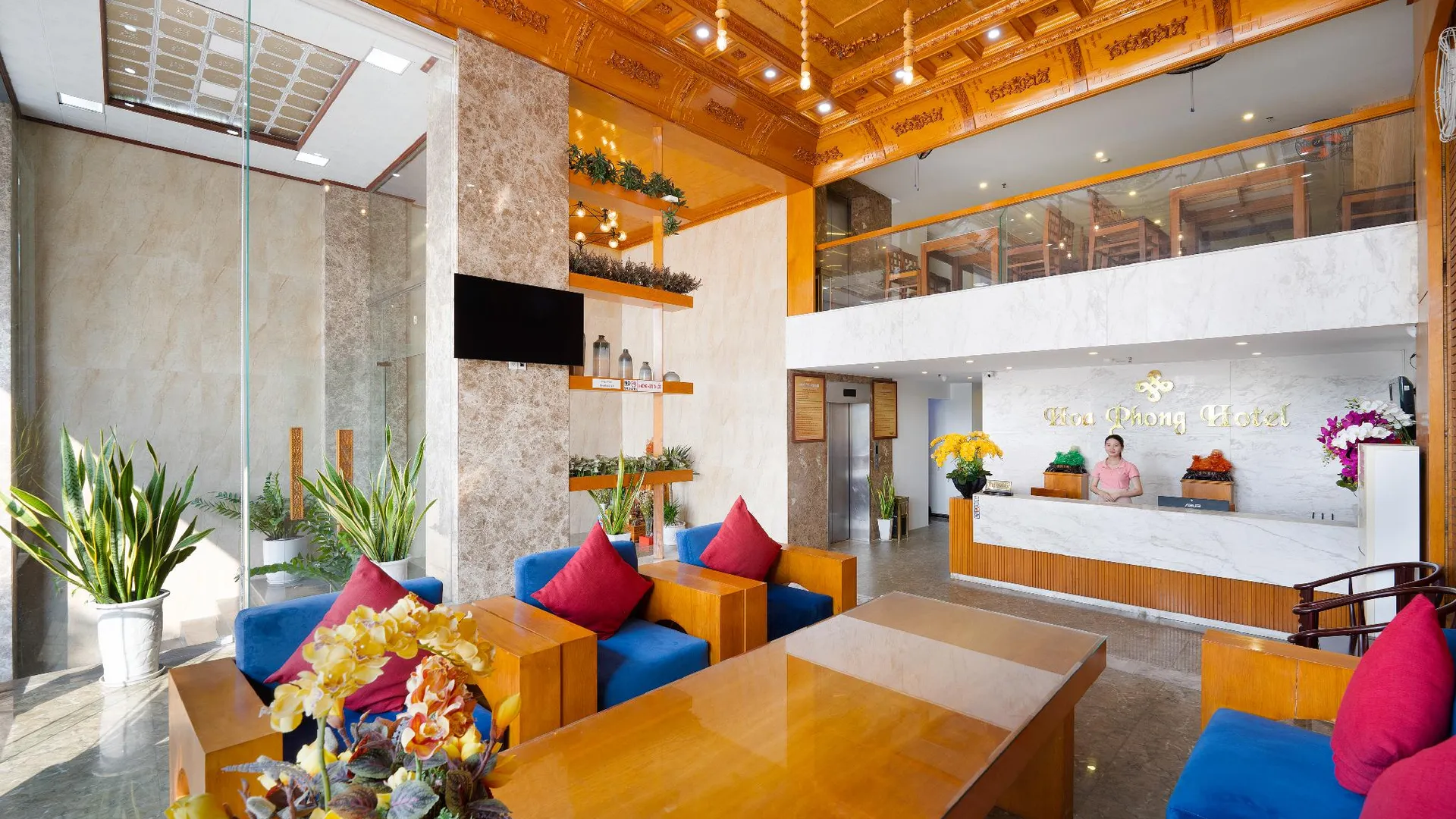 다낭 호아 퐁 호텔  2성급 호텔 로비