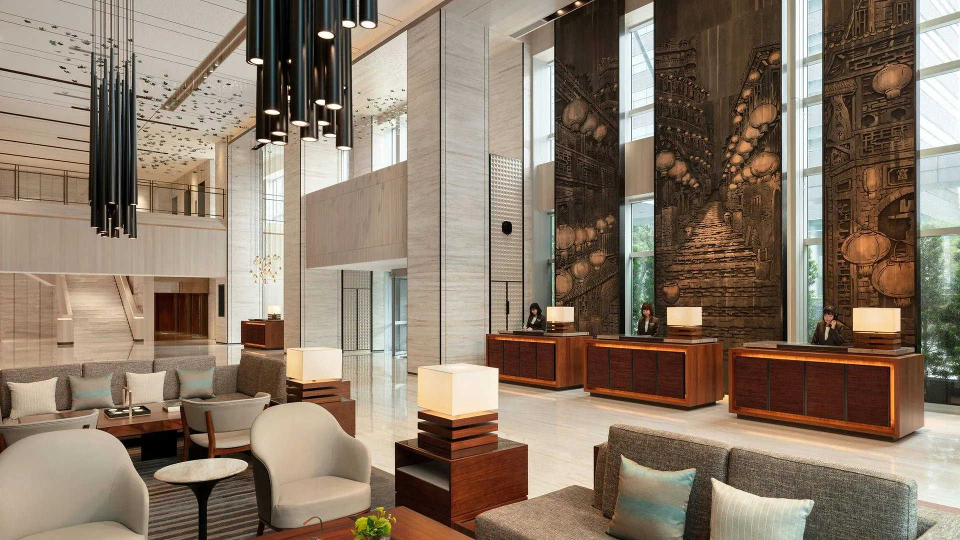 타이베이 코트야드 바이 메리어트 타이베이 다운타운 4성급 호텔 로비