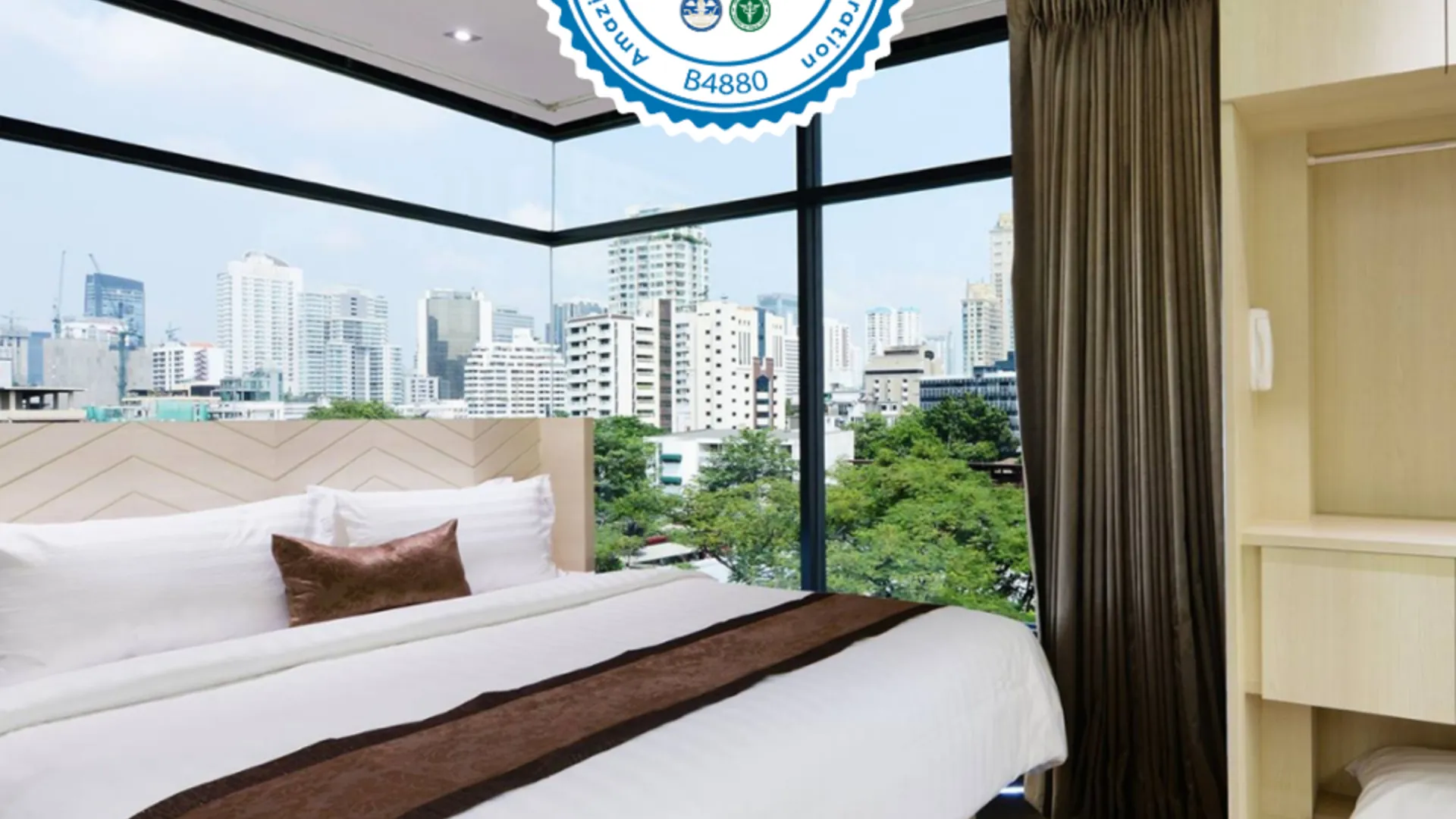 방콕 아스피라 G 수쿰빗 33 4성급 호텔 객실