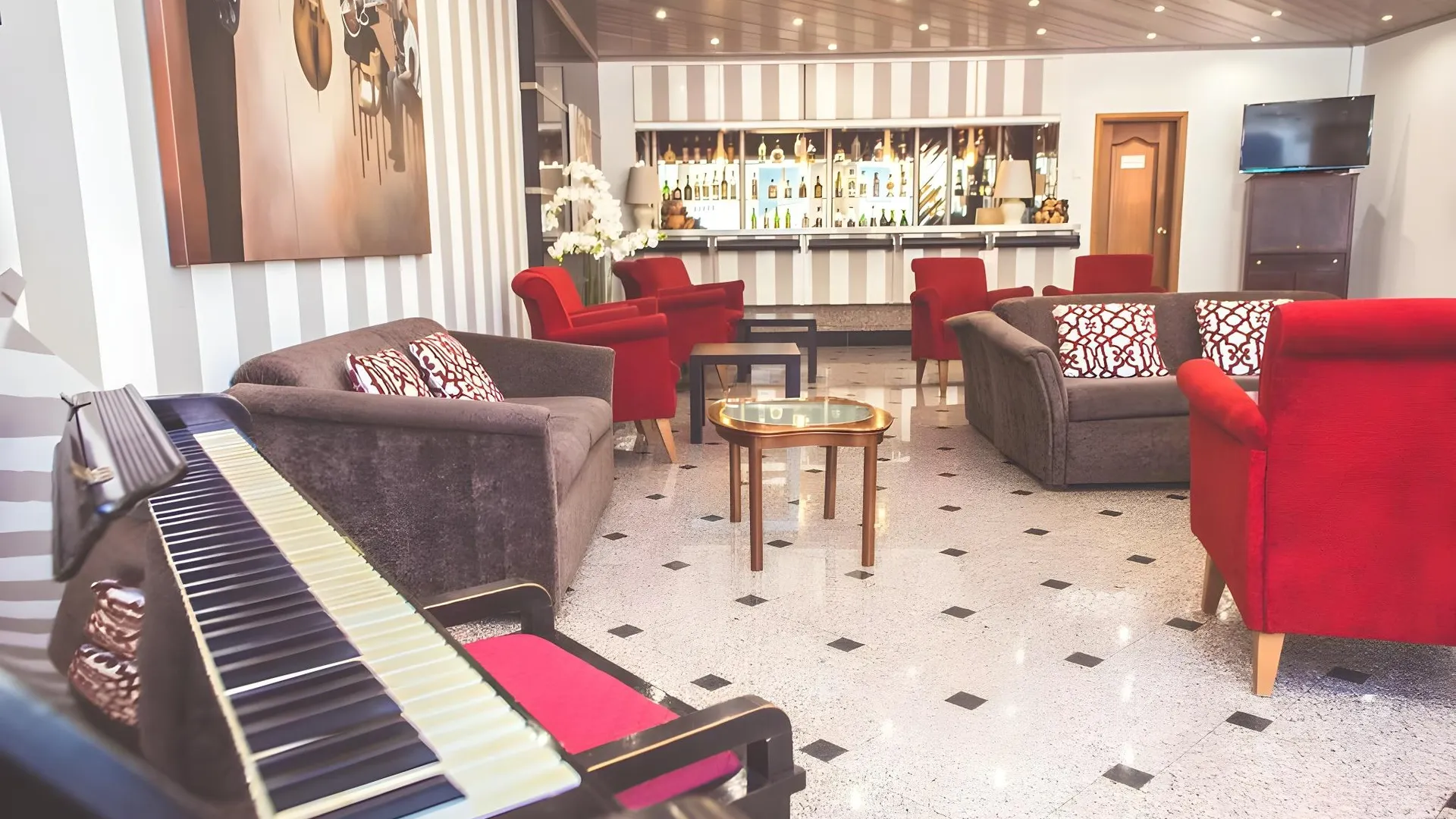 칼다스 다 라인하 호텔 크리스탈 칼다스 3성급 호텔 로비