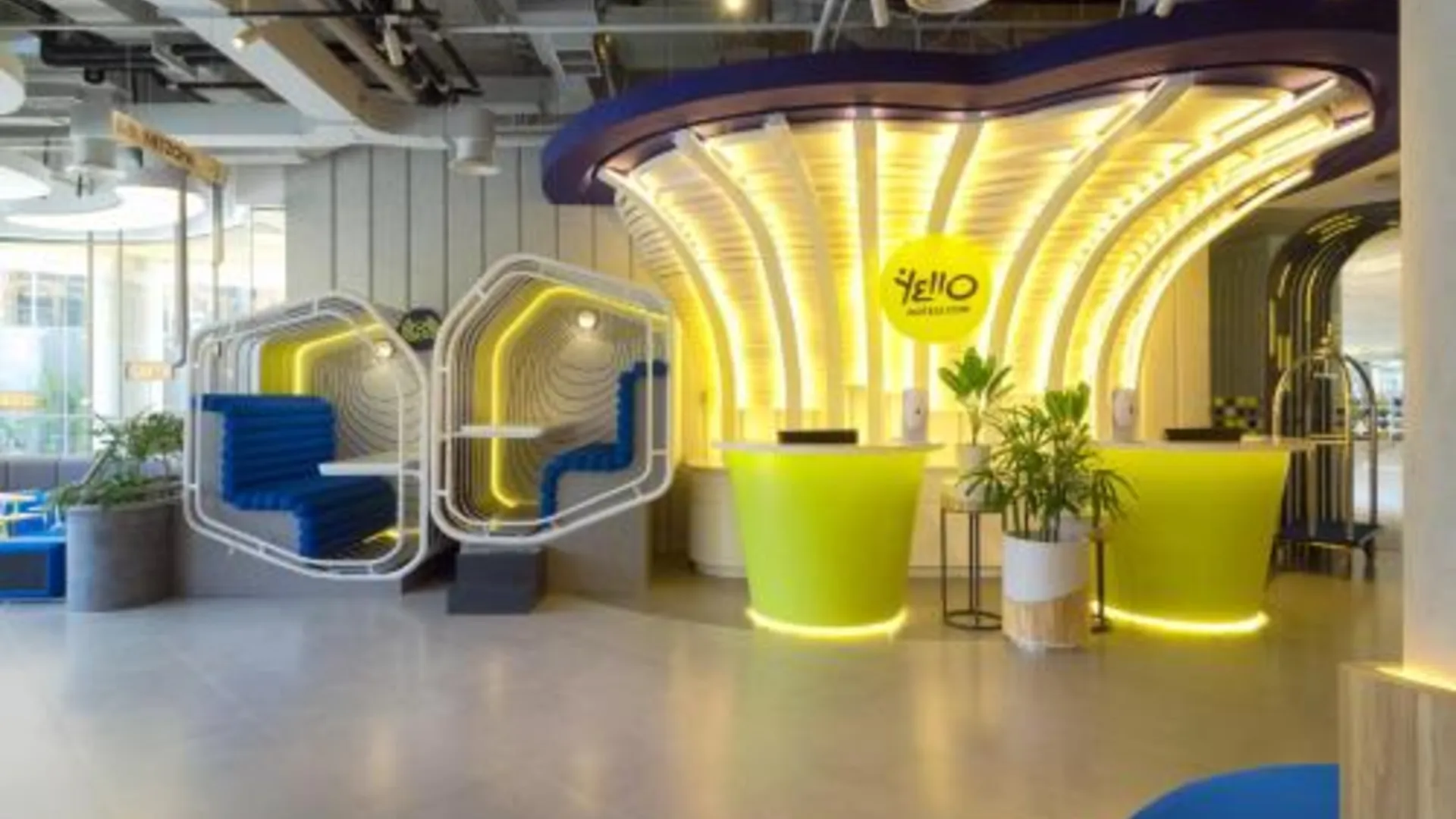 발리 옐로 호텔 쿠타 비치워크 발리 3성급 호텔 레스토랑