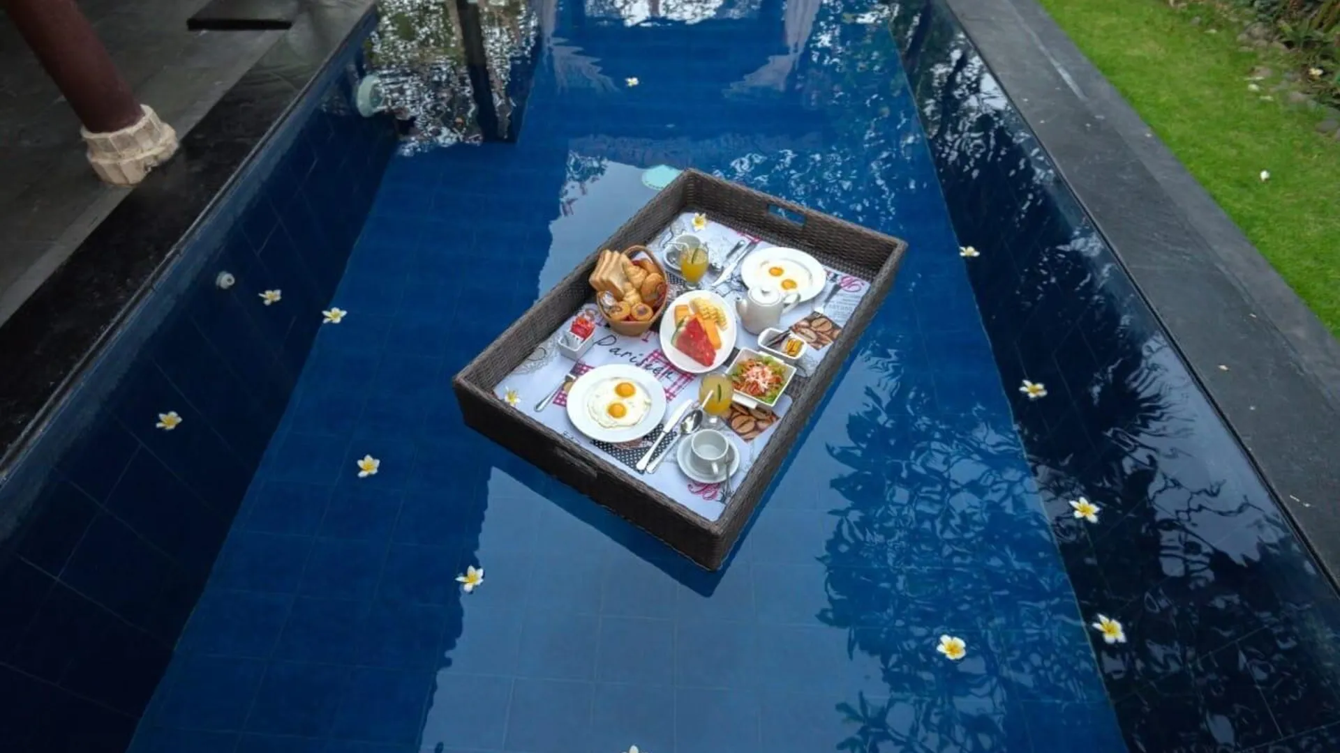 발리 쿠타의 빌라 (100m², 침실 1개, 프라이빗 욕실 1개) 3성급 싱글룸 전망