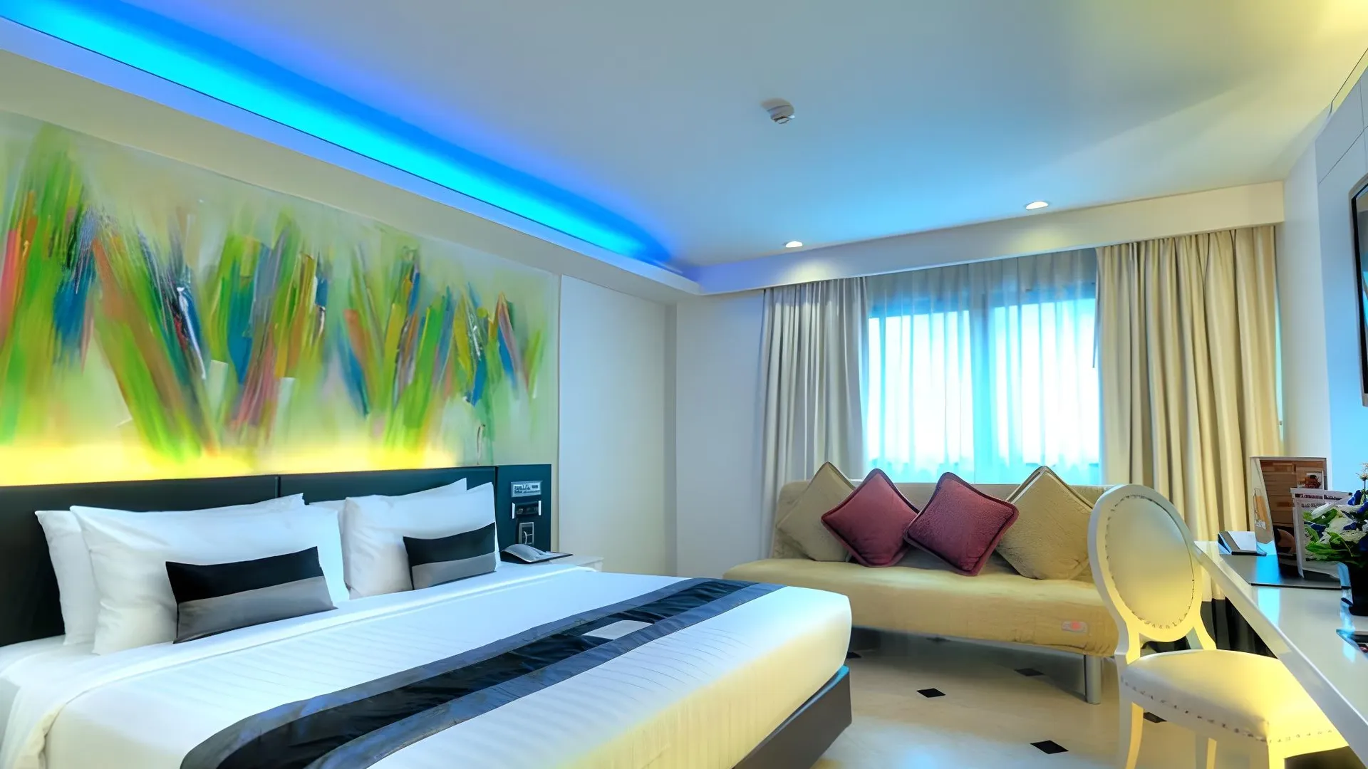 방콕 스카이 호텔 4성급 호텔 객실