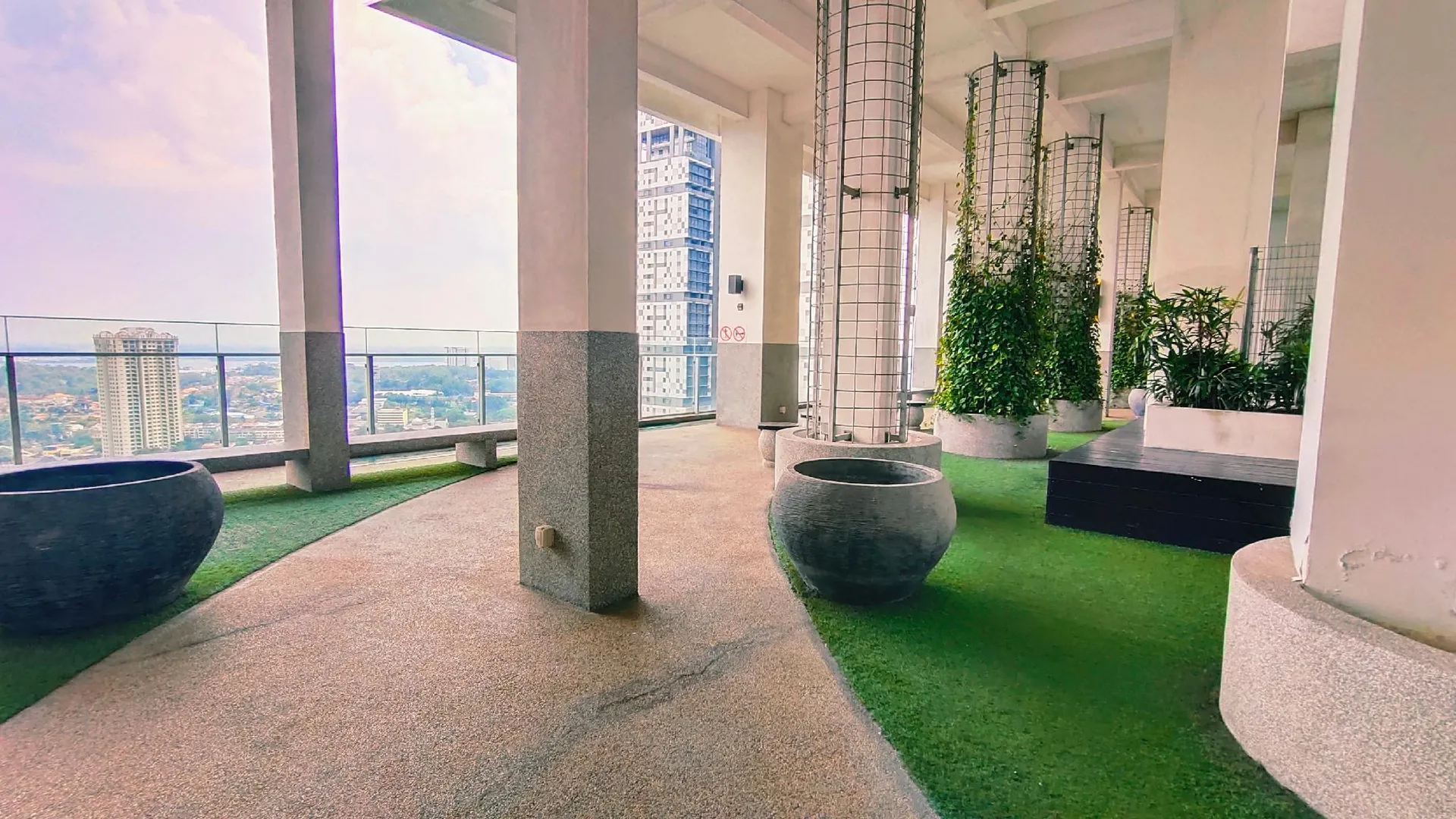 조호바루 / 조호르바루 조호바루의 아파트먼트 (100m², 침실 3개, 프라이빗 욕실 2개) 2성급 싱글룸 전망