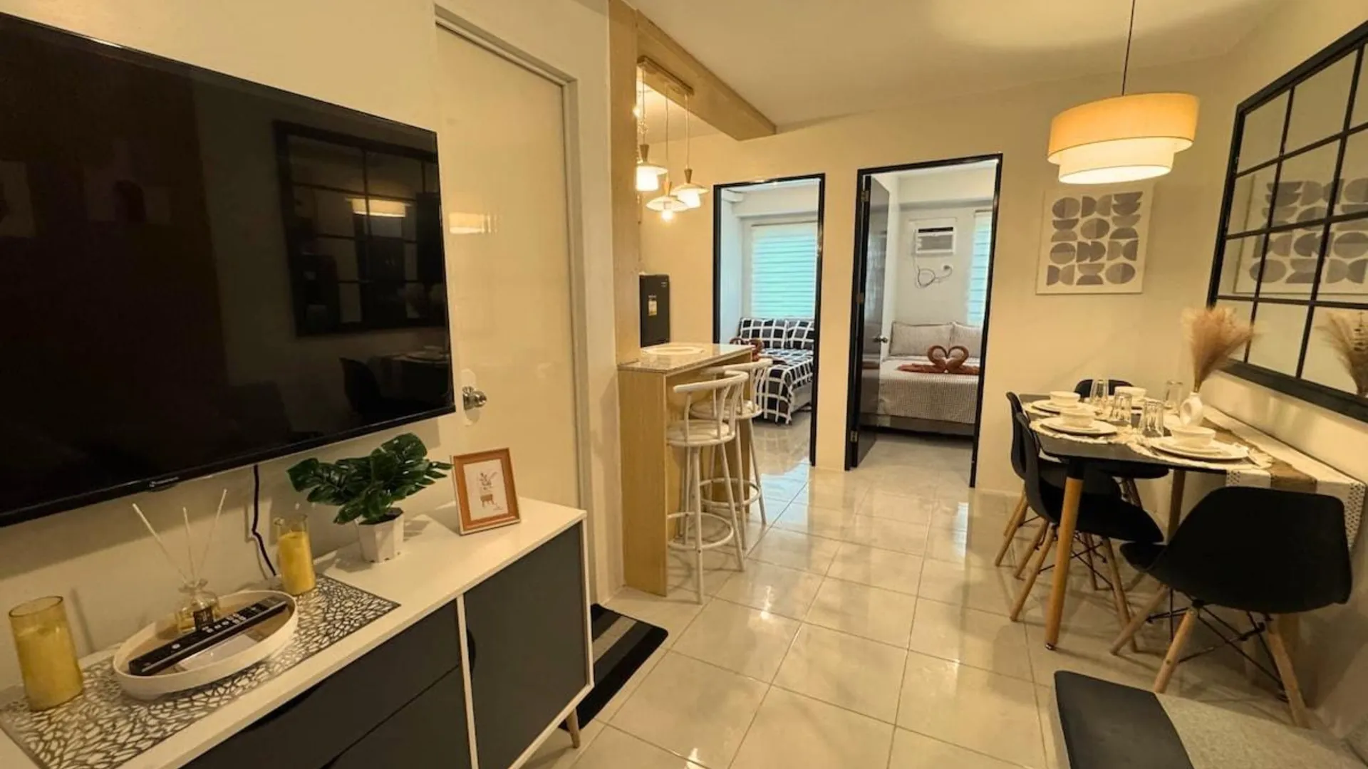 세부 카삼바간의 아파트먼트 (30.6m², 침실 2개, 프라이빗 욕실 1개) 2성급 싱글룸 로비