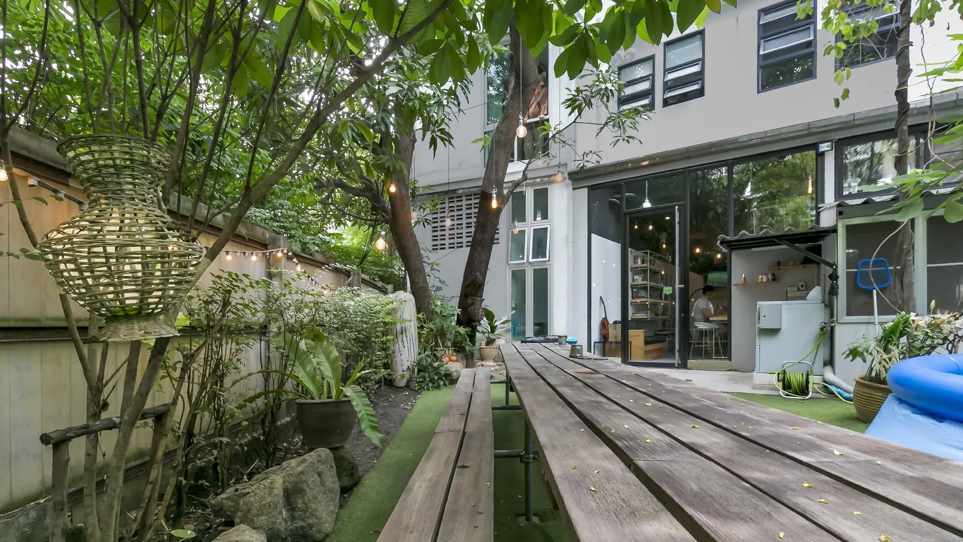 방콕 더 큐브 호스텔 실롬 2성급 호텔 레스토랑