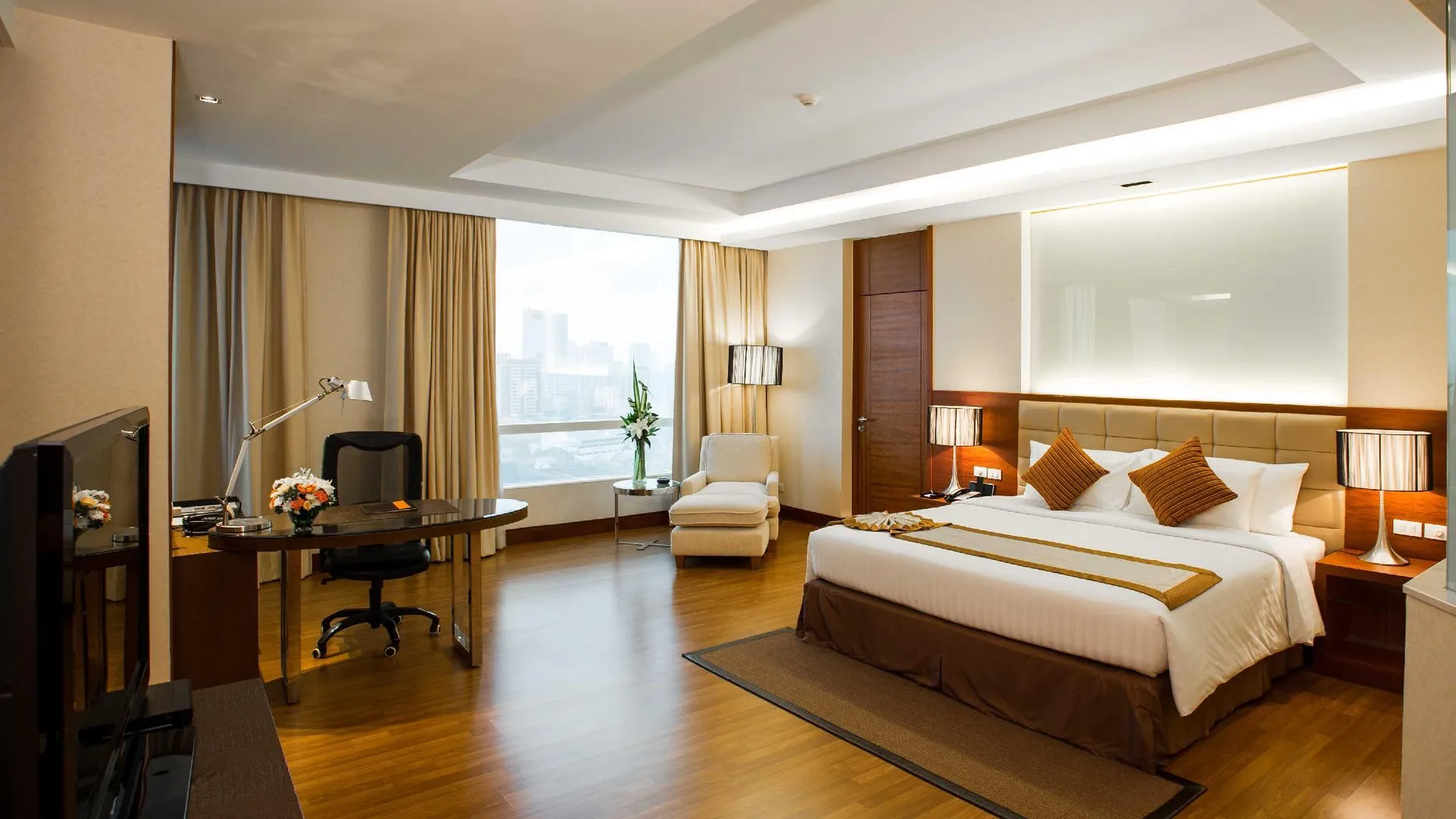 방콕 더 그랜드 포윙스 컨벤션 호텔 5성급 호텔 스위트룸