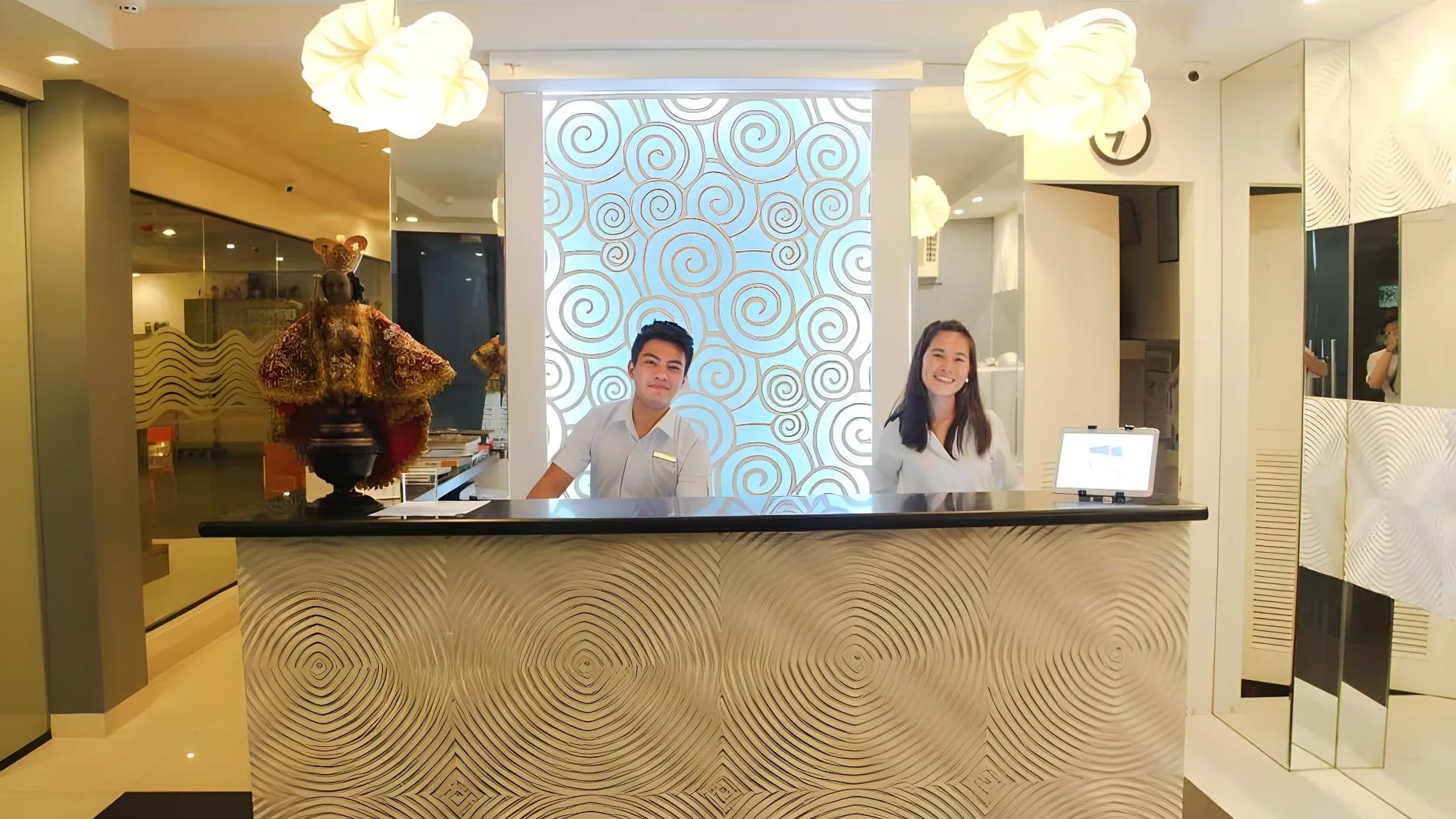 세부 필로우즈 호텔 세부 3성급 호텔 로비