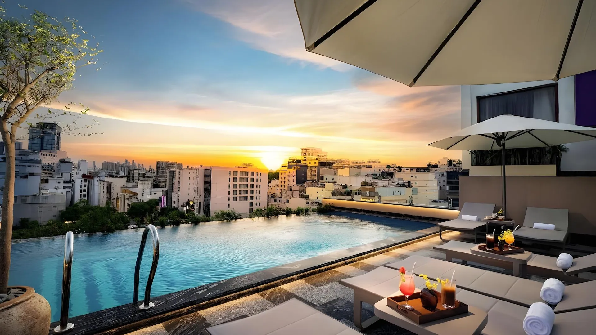 호치민 GRAND HOTEL du LAC Boutique Saigon 5성급 호텔 로비