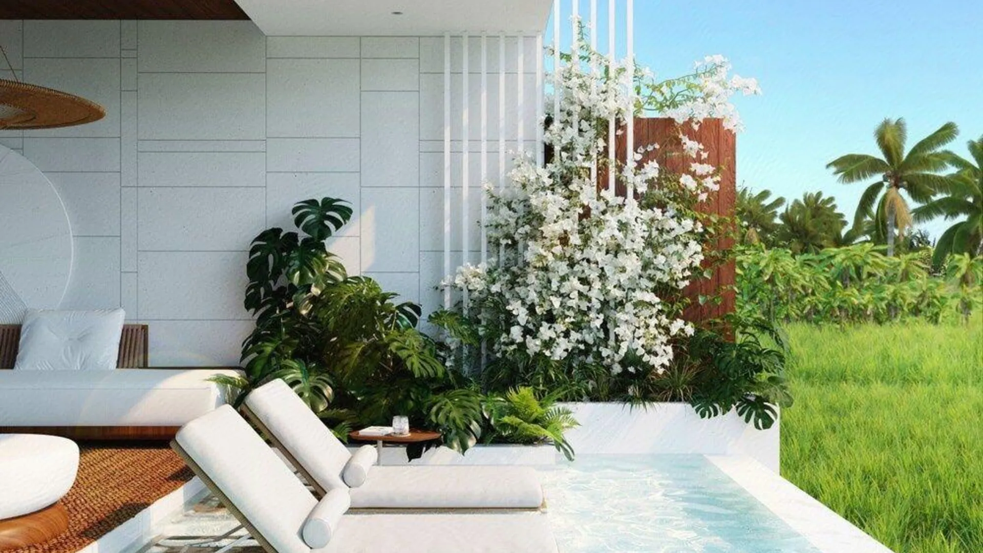 발리 그린 플로우 빌라 우붓 III 5성급 호텔 로비