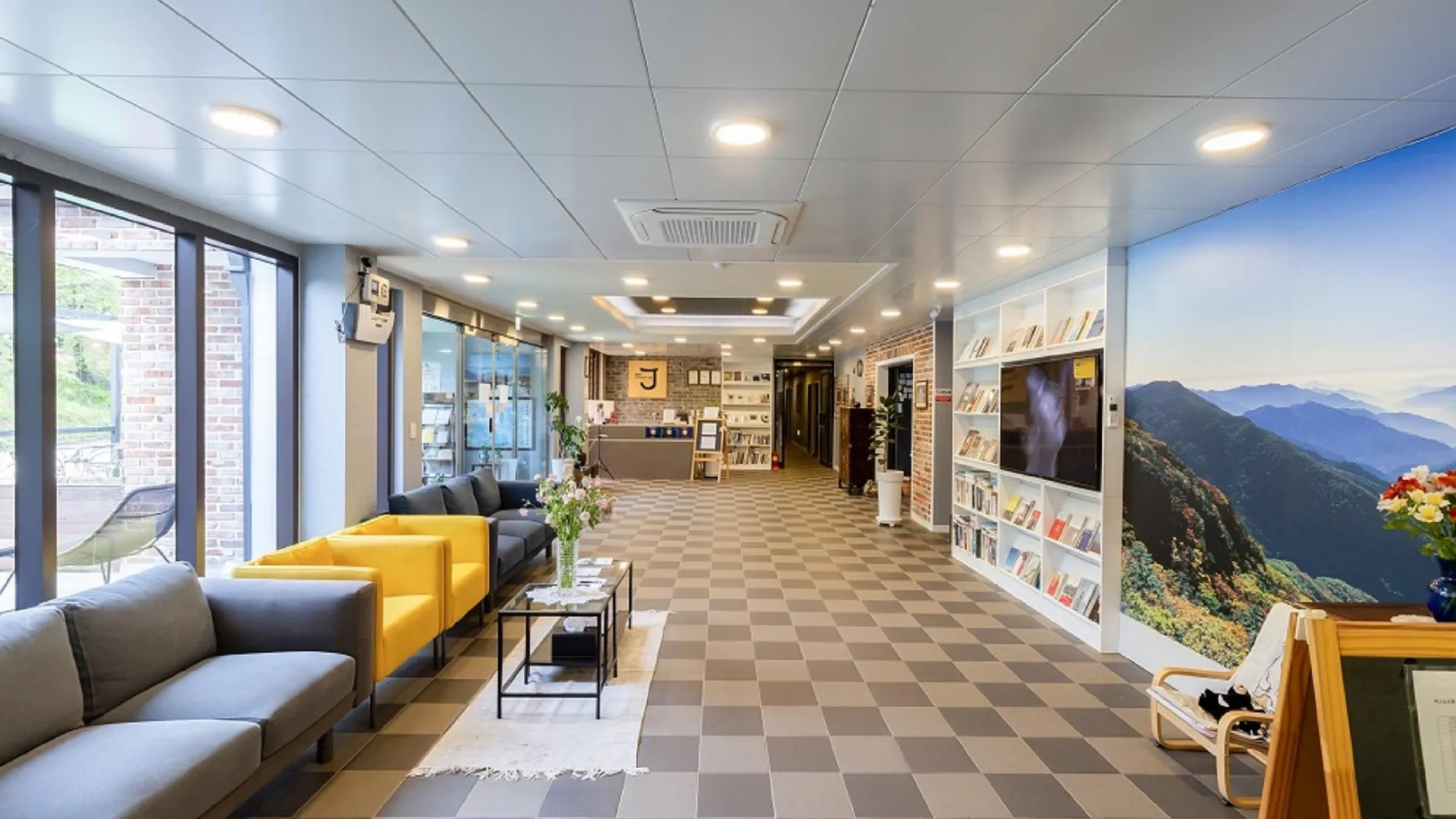 구례 지리산 풍경 펜션 4성급 게스트하우스 로비