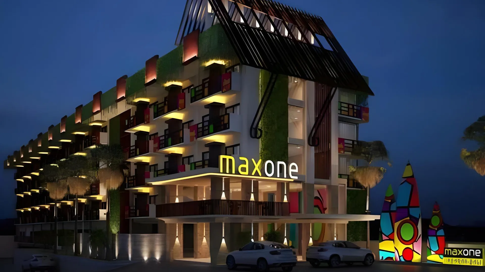 발리 맥스원호텔 앳 부킷 짐바란 3성급 호텔 레스토랑