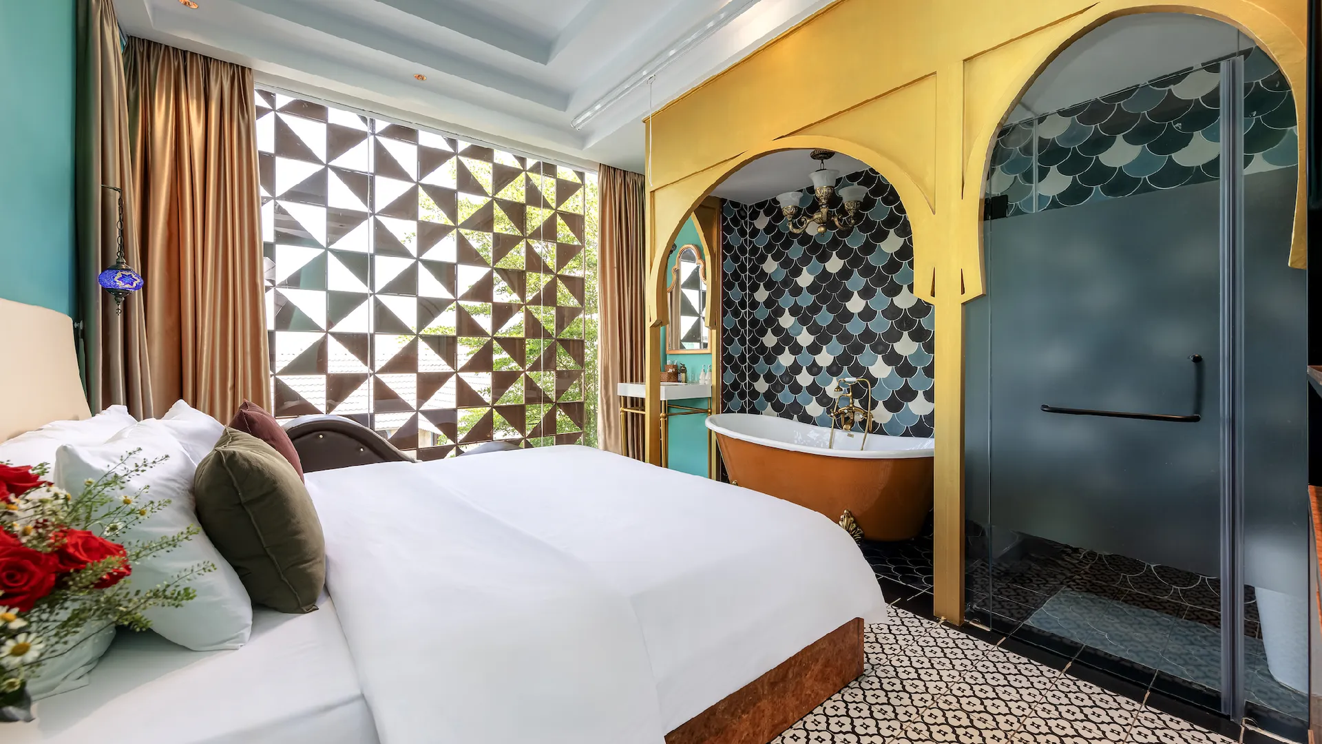 호치민 시크릿 가든 호텔 1성급 호텔 객실