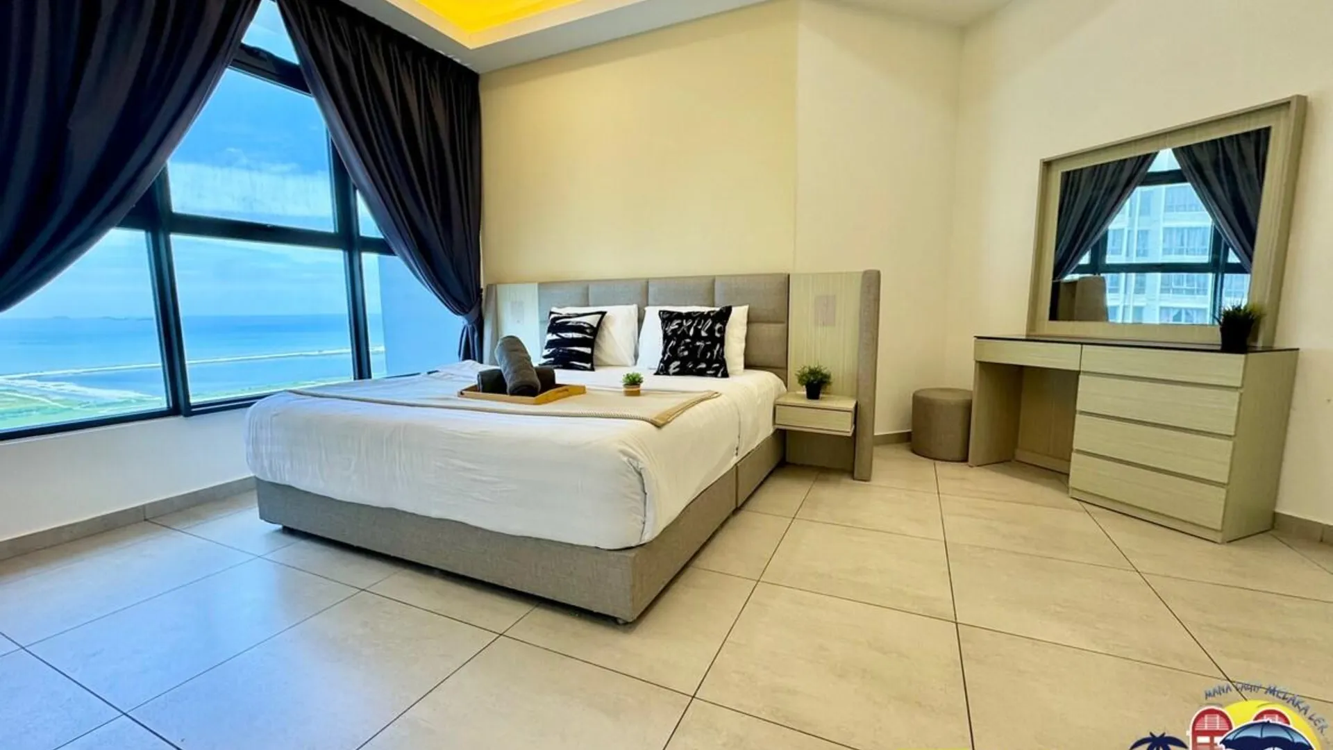 말라카 Atlantis 5-13pax/Town JonkerSt/VideosGame/PoolView 3성급 게스트하우스 스위트룸