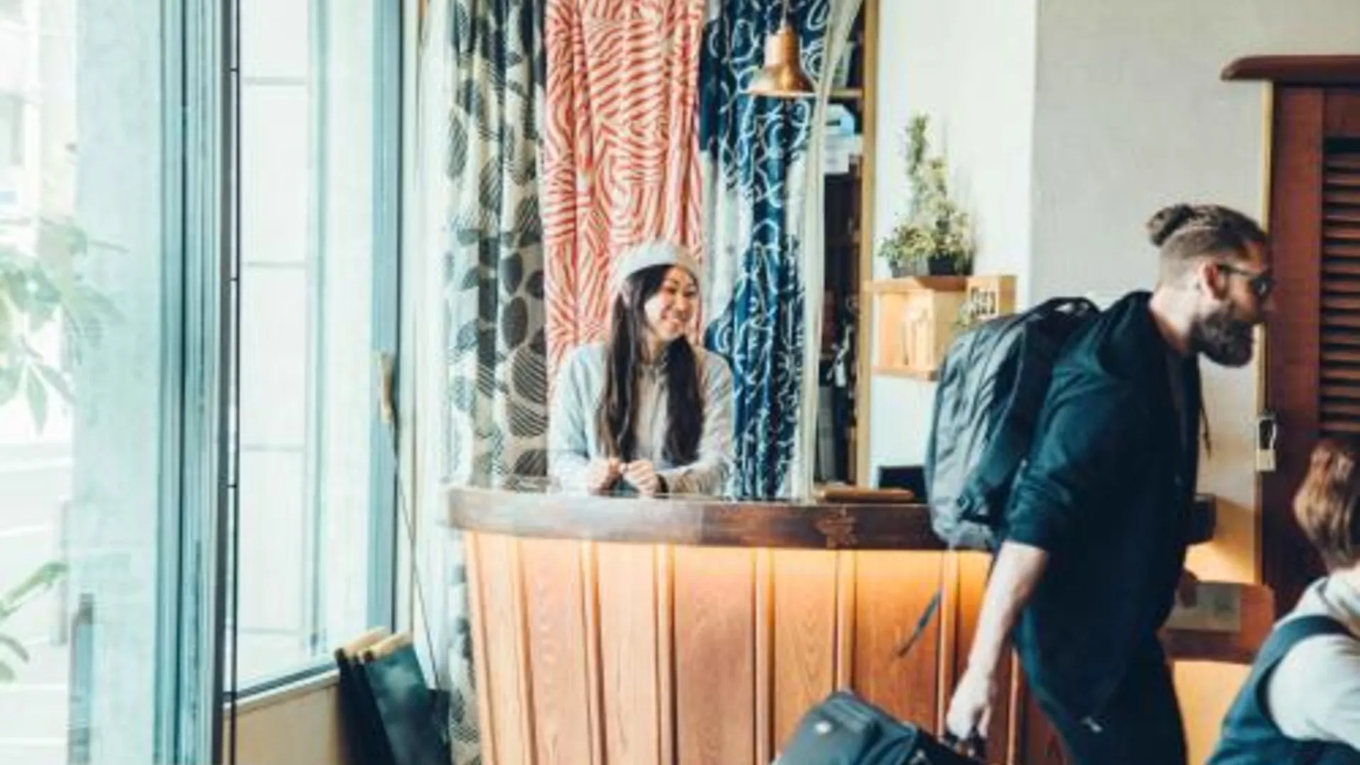 교토 렌 교토 가와라마치 호스텔 카페 앤 바 1성급 호텔 레스토랑