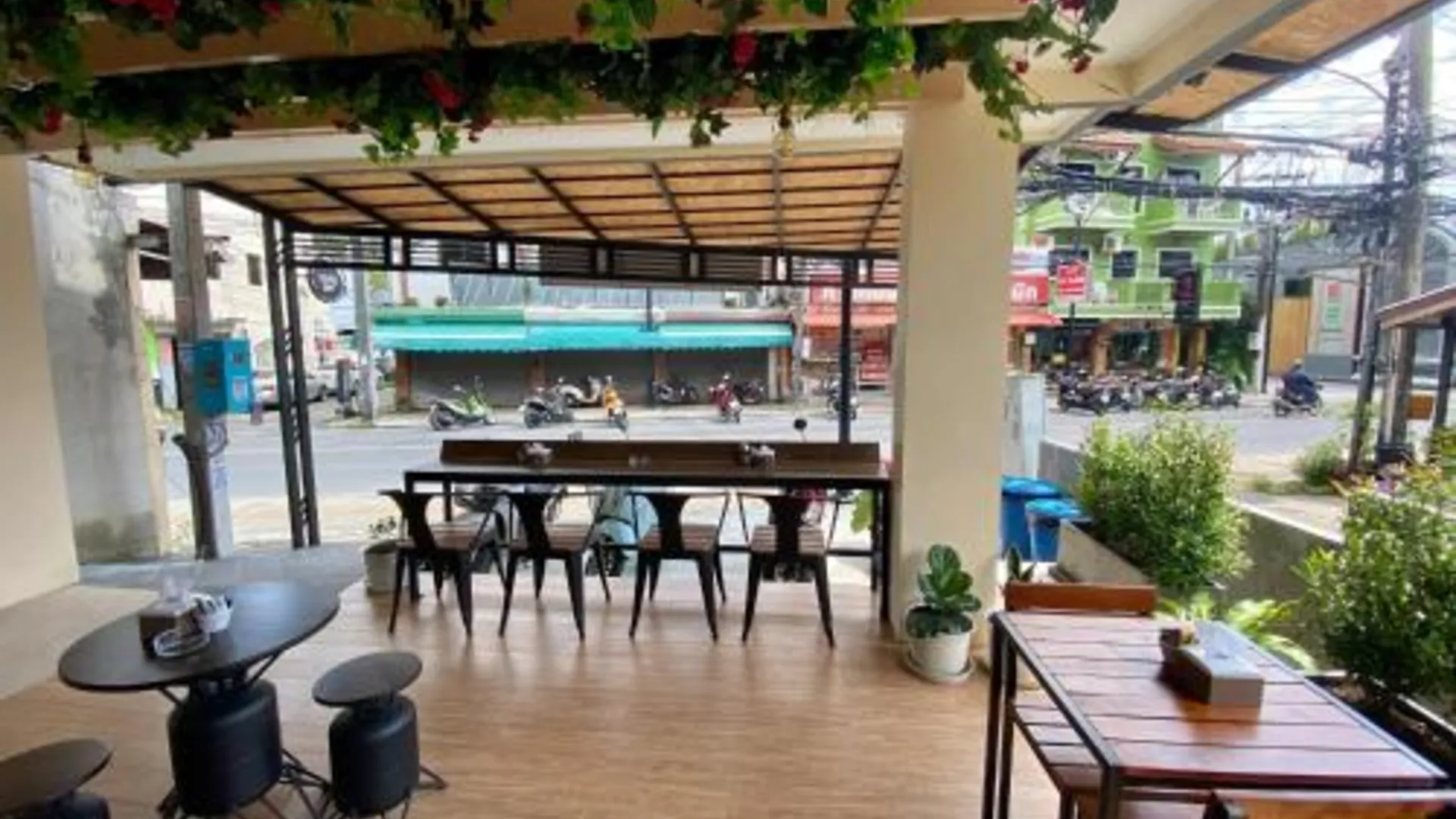 푸켓 Mildmint มายมิ้นท์อพาร์ทเม้นท์ Self Serviced 2성급 싱글룸 레스토랑