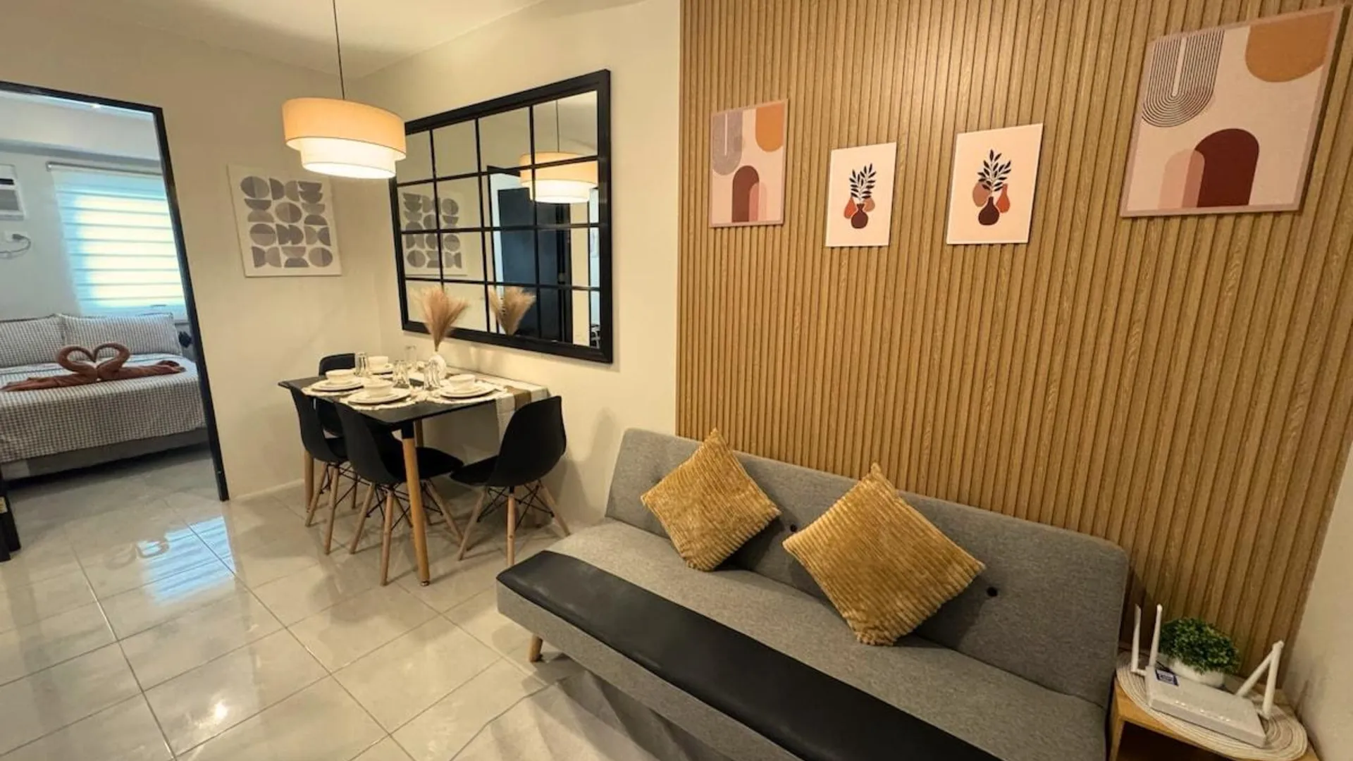 세부 카삼바간의 아파트먼트 (30.6m², 침실 2개, 프라이빗 욕실 1개) 2성급 싱글룸 외관