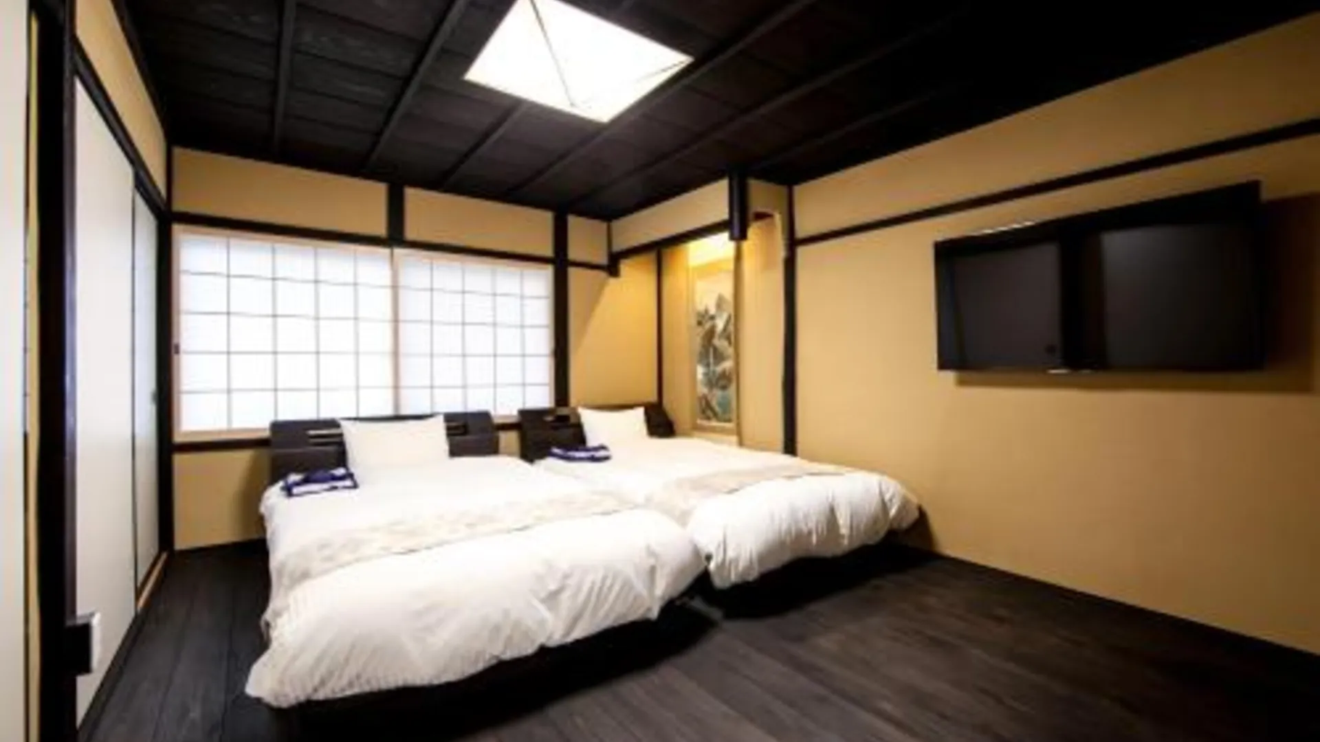교토 가와라마치의 프라이빗 하우스 (60m², 침실 2개, 프라이빗 욕실 1개) 3성급 게스트하우스 스위트룸