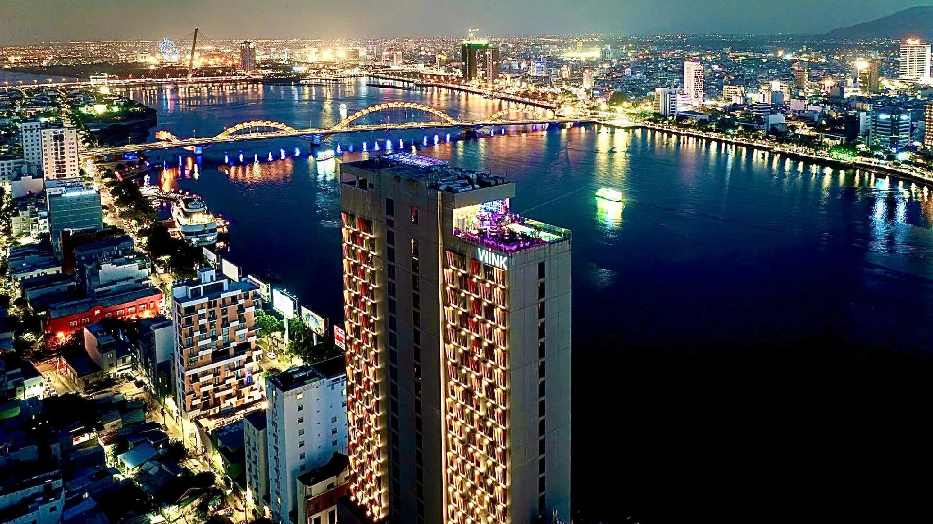 다낭 윙크 호텔 다낭 리버사이드 4성급 호텔 전망