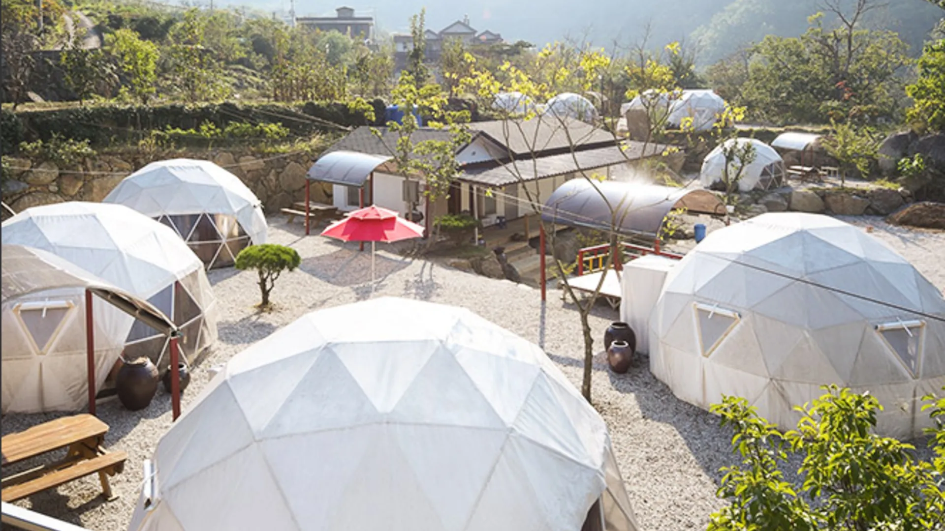 함양군 함양 지리산 칠선계곡 글램핑 2성급 게스트하우스 객실