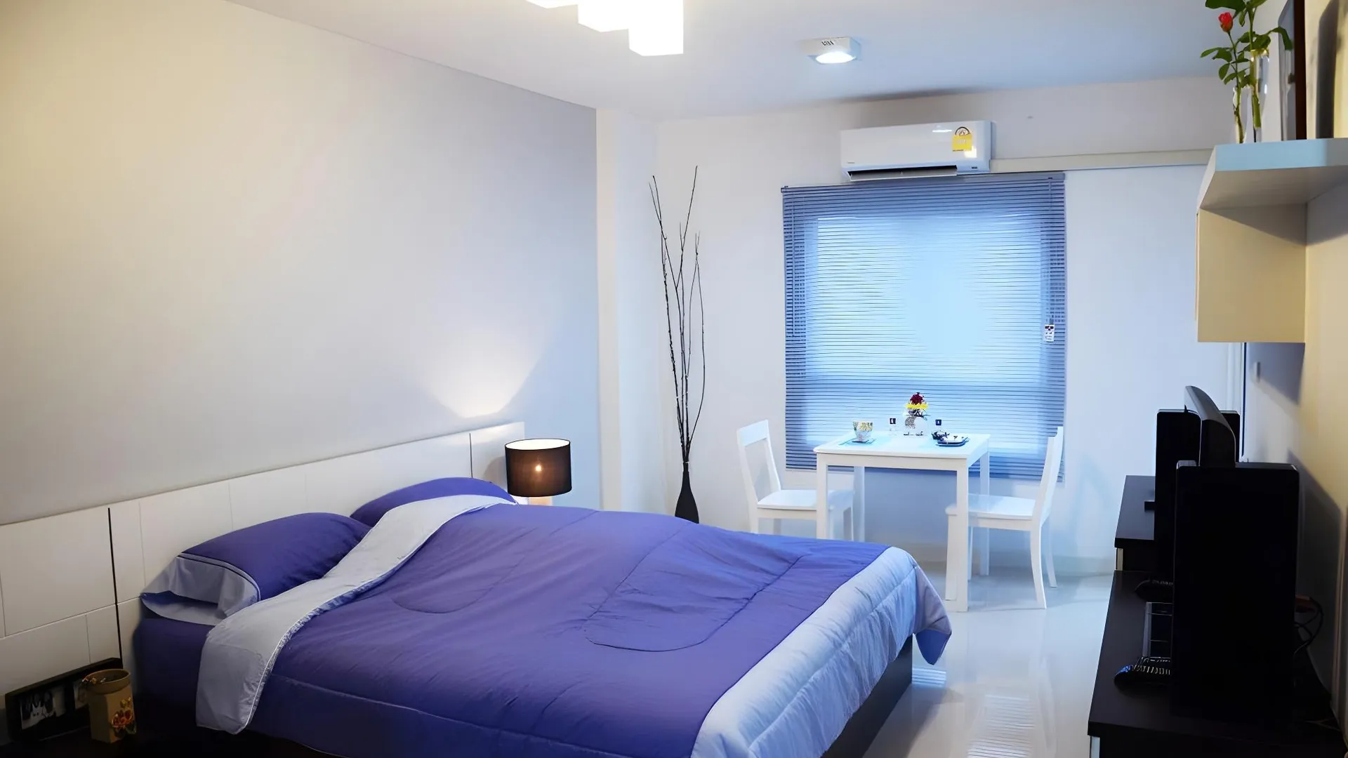 방콕 피티칸트 플레이스 2성급 호텔 객실