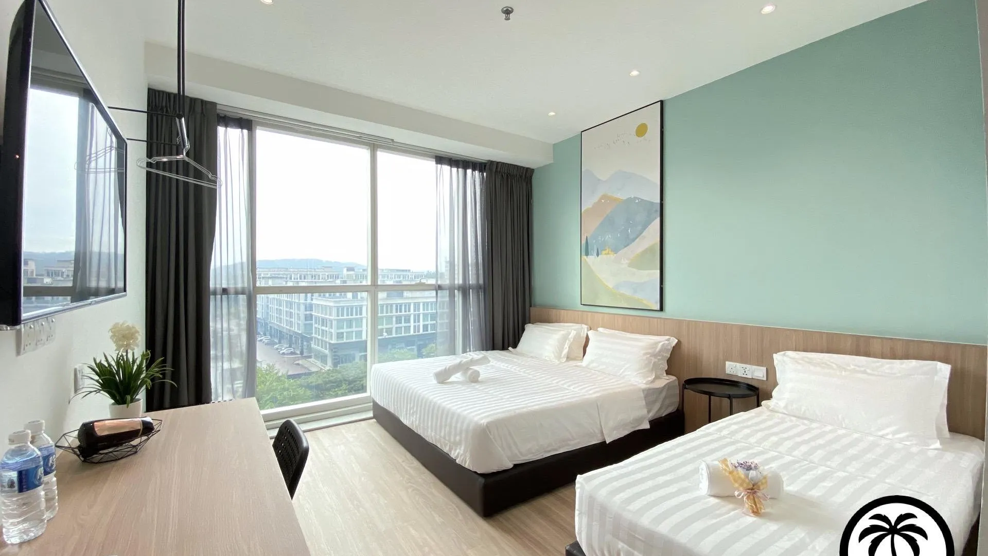 코타키나발루 쿠알라 펜유의 아파트먼트 (25m², 침실 1개, 프라이빗 욕실 1개) 3성급 싱글룸 스위트룸