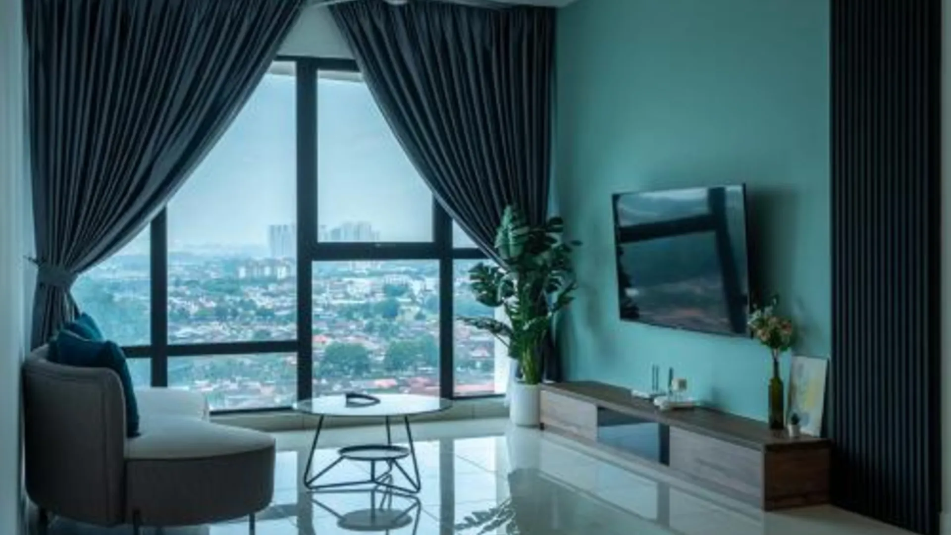 조호바루 / 조호르바루 수투랑바루의 아파트먼트 (100m², 침실 2개, 프라이빗 욕실 2개) 4성급 게스트하우스 스위트룸