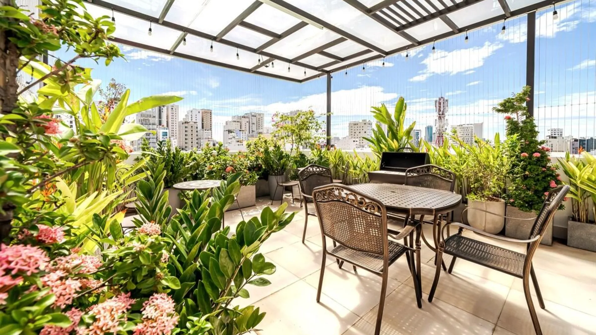 다낭 프억 미의 프라이빗 하우스 (50m², 침실 1개, 프라이빗 욕실 1개) 3성급 싱글룸 외관