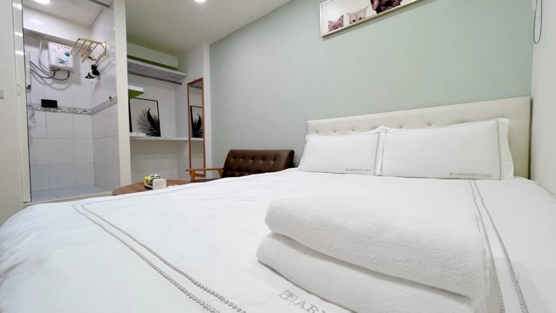 타이베이 다안 구의 아파트먼트 (12m², 침실 1개, 프라이빗 욕실 1개) 2성급 싱글룸 수영장