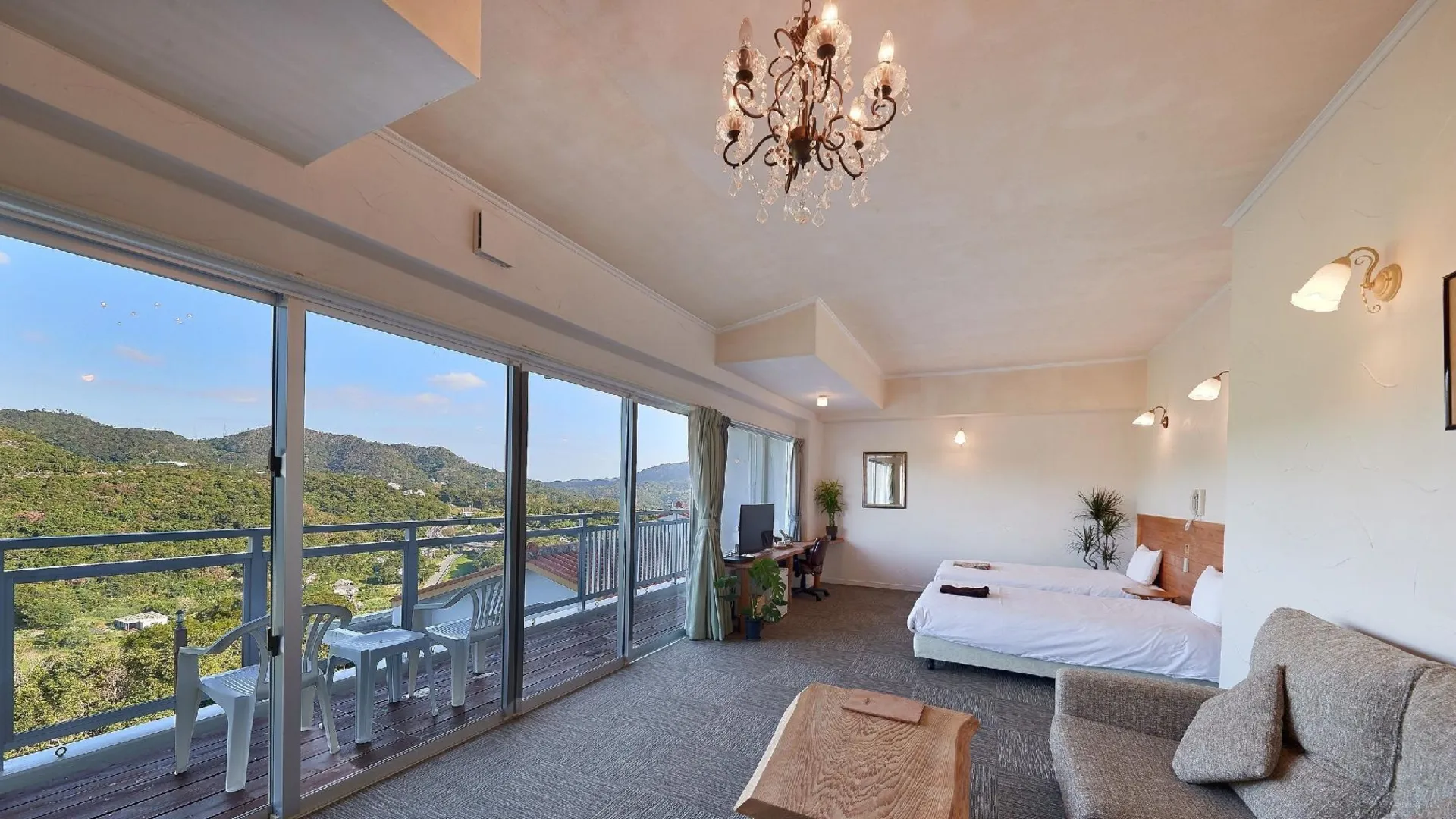 오키나와 본섬 호시 노 테라스 모토부 야마자토 4성급 호텔 전망