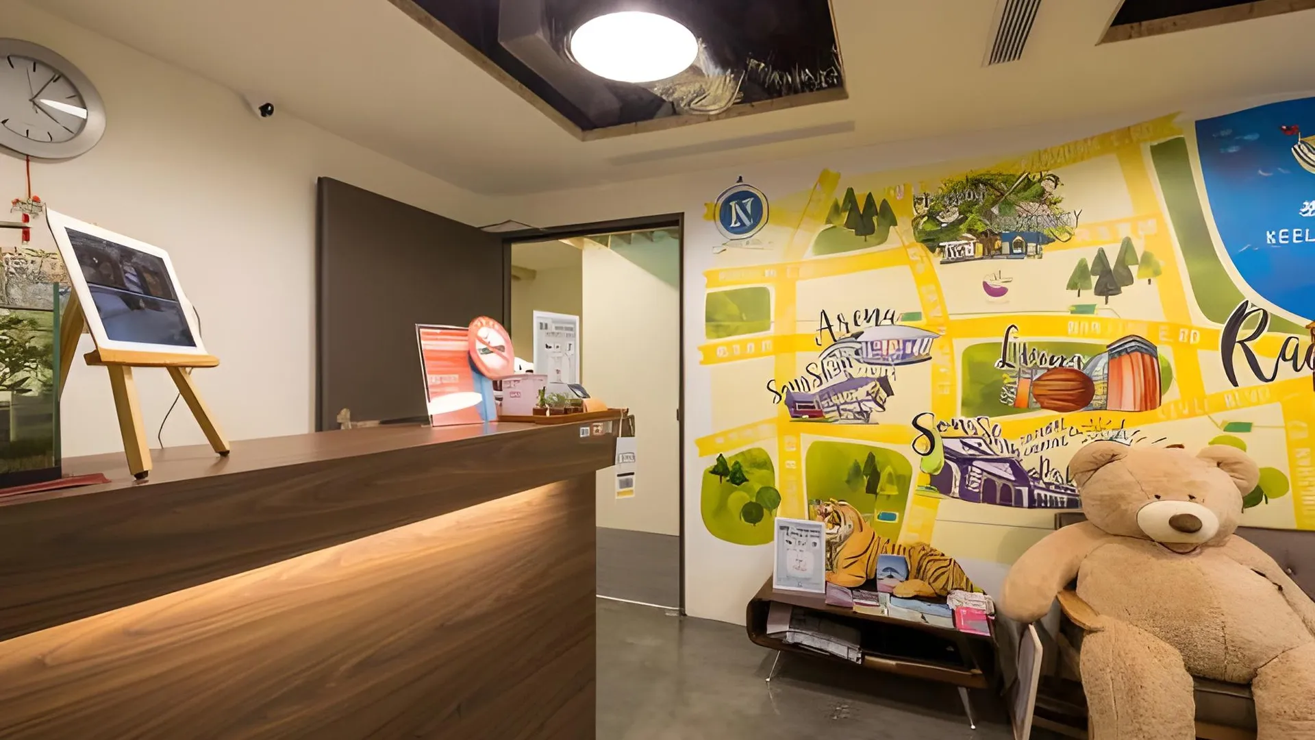 타이베이 호스텔 지이주 2성급 호텔 로비