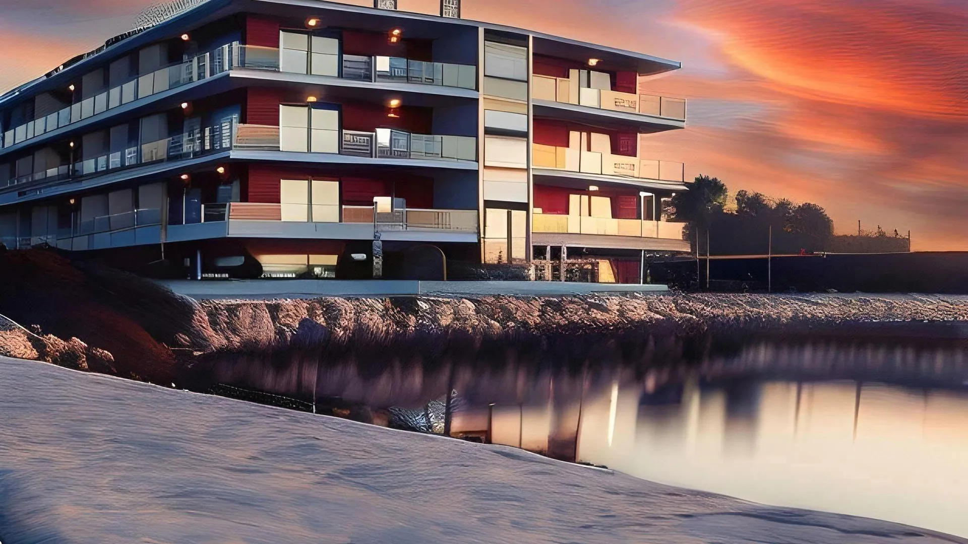 리고아 아구아호텔 리버사이드 4성급 호텔 로비