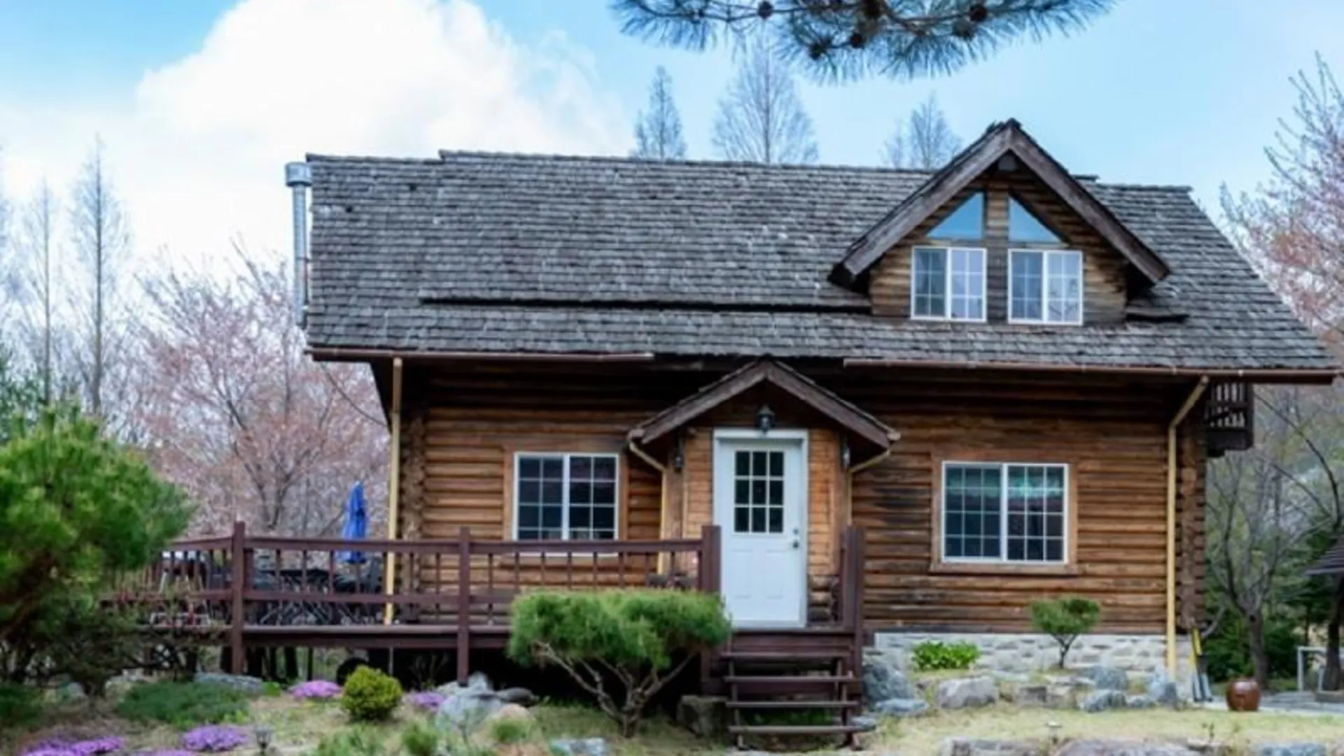 괴산 괴산 속리산통나무펜션 3성급 게스트하우스 수영장