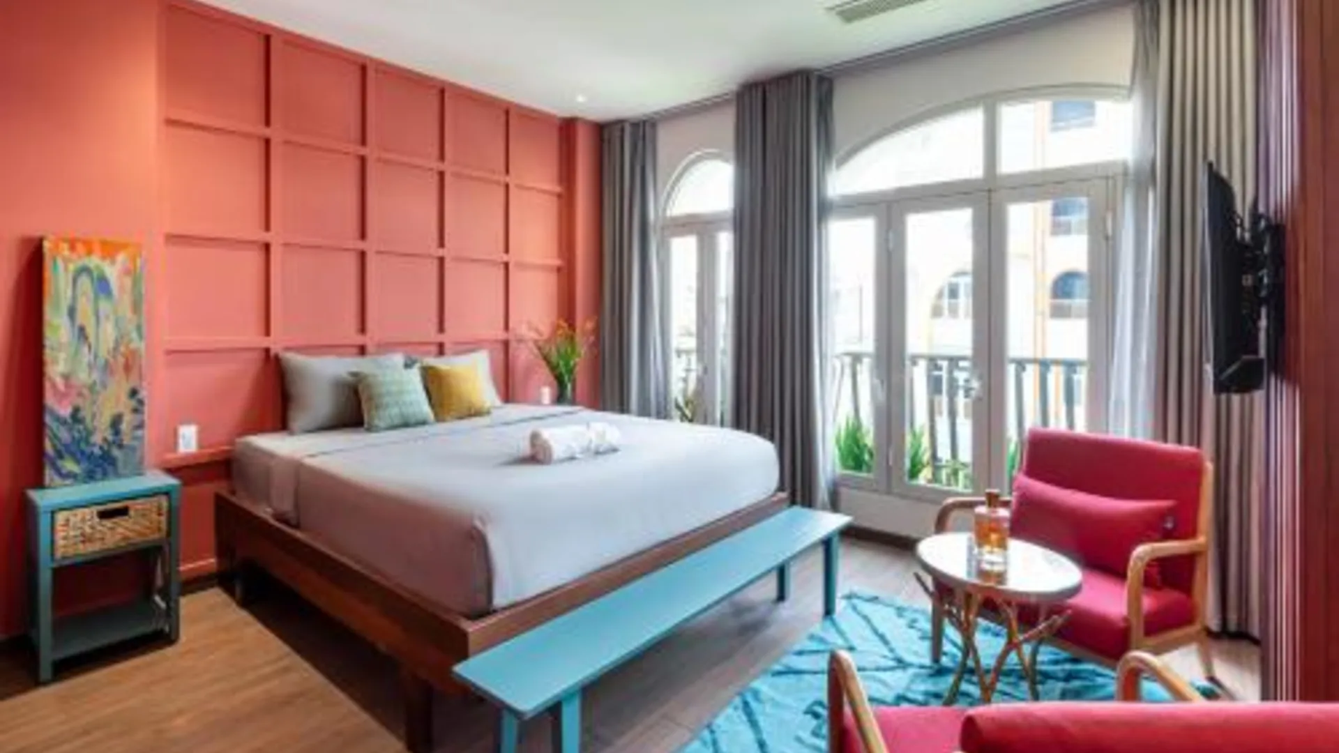 호치민 Mersey Central Saigon Apart'Hotel 4성급 호텔 스위트룸