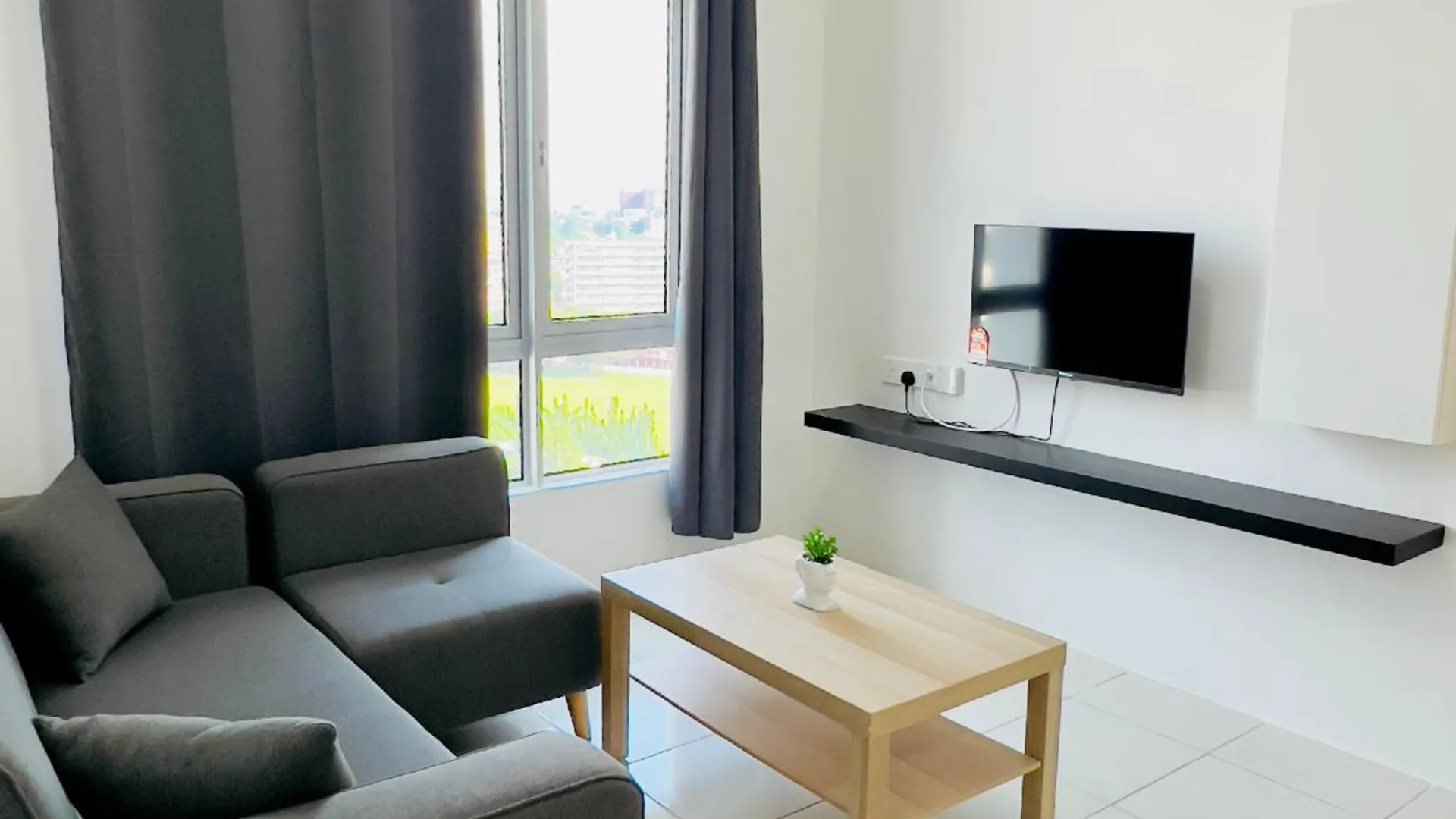 이포 캄풍 자와의 아파트먼트 (62m², 침실 2개, 프라이빗 욕실 2개) 3성급 싱글룸 스위트룸