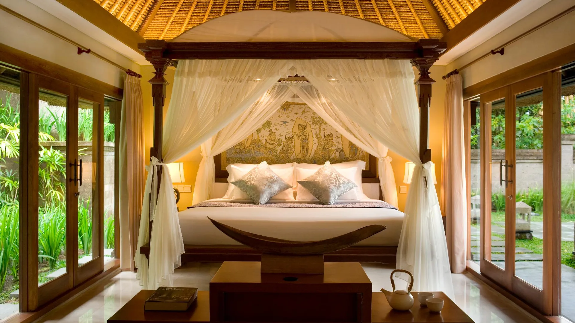 발리 카만달루 우붓 리조트 5성급 호텔 전망