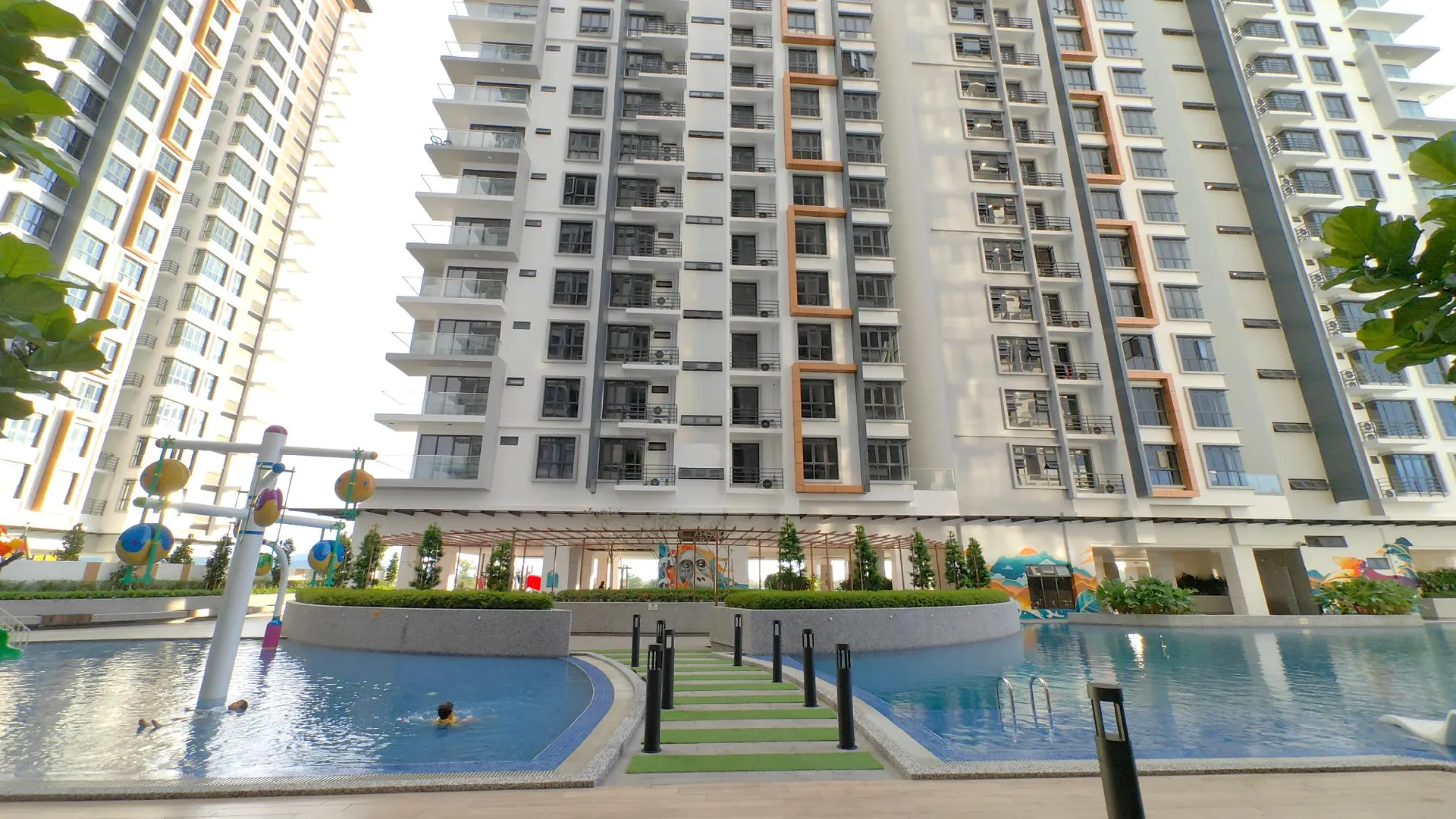 코타키나발루 크파얀의 아파트먼트 (28m², 침실 1개, 프라이빗 욕실 1개) 3성급 싱글룸 외관