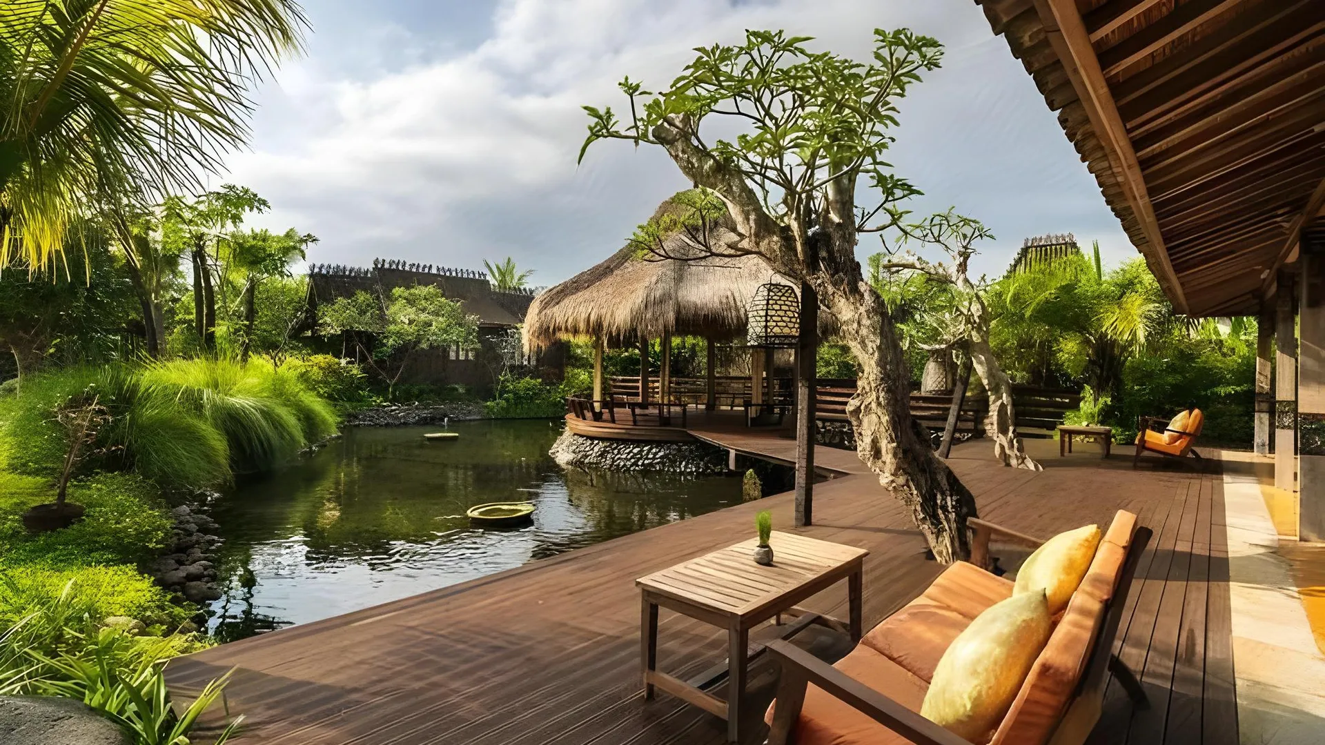 발리 아리아 빌라 우붓 4성급 호텔 외관