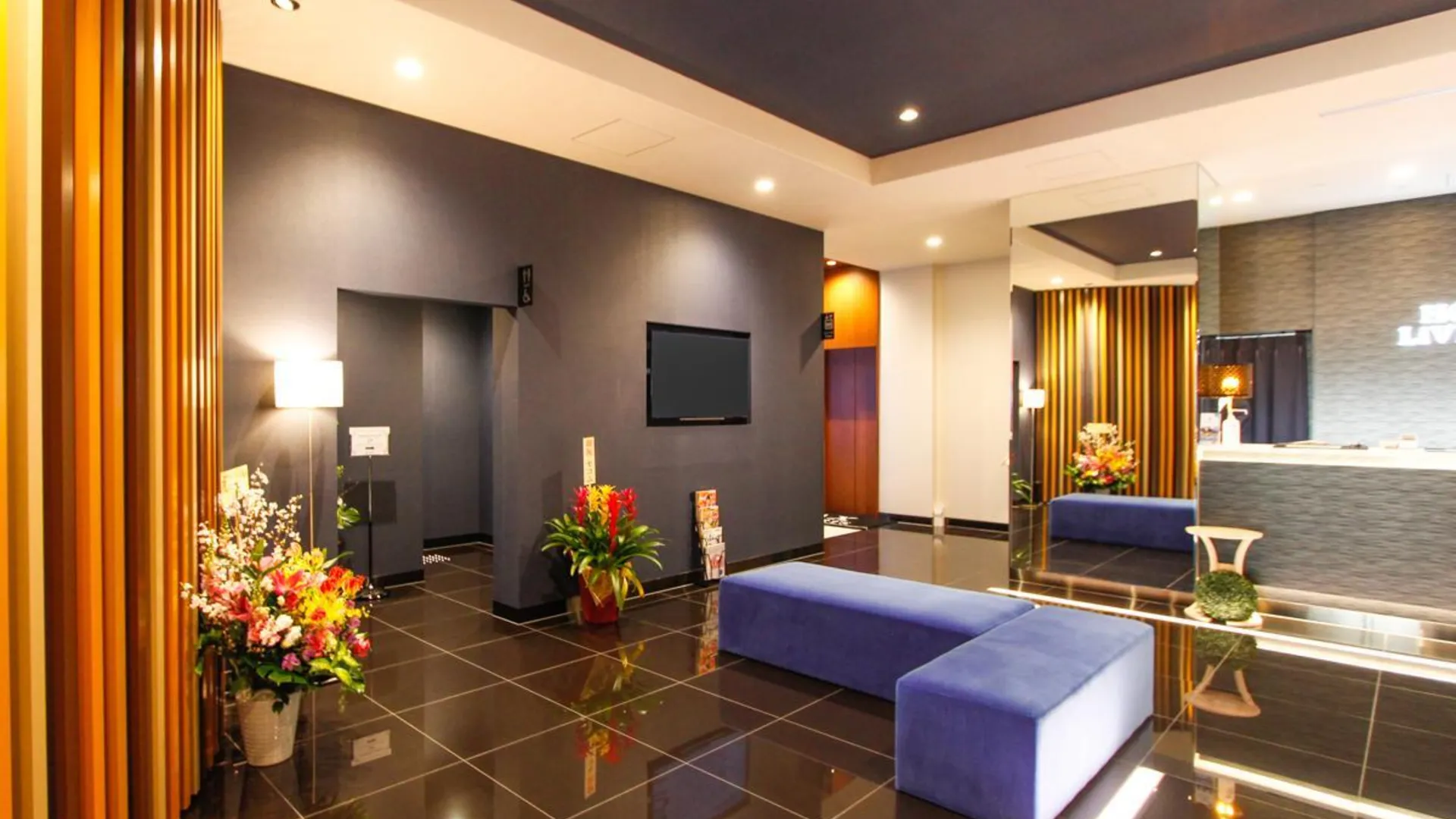 오사카 호텔 라이브맥스 오사카 요도야바시 3성급 호텔 로비