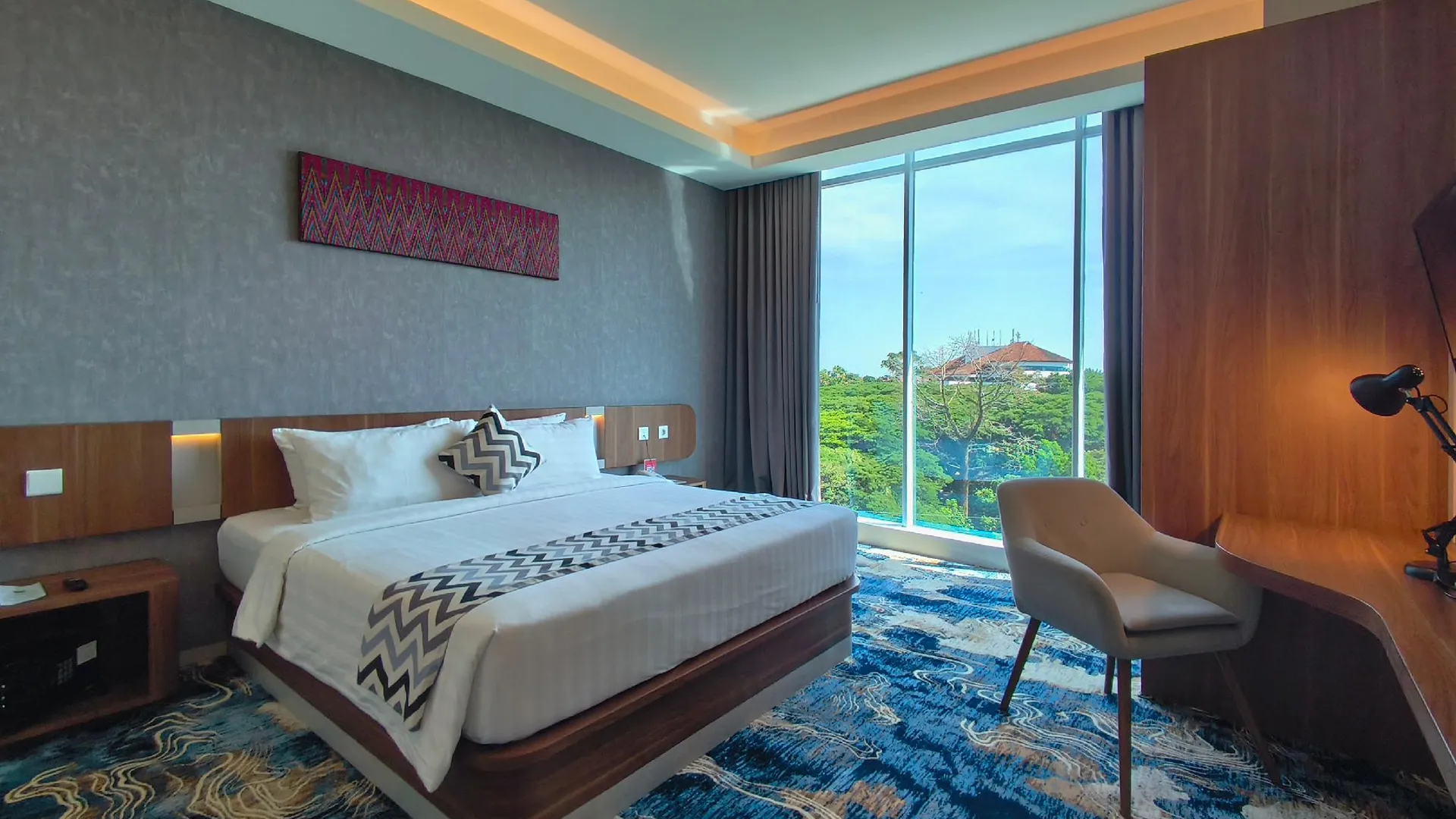 마카사르 UNHAS HOTEL & CONVENTION 4성급 호텔 전망