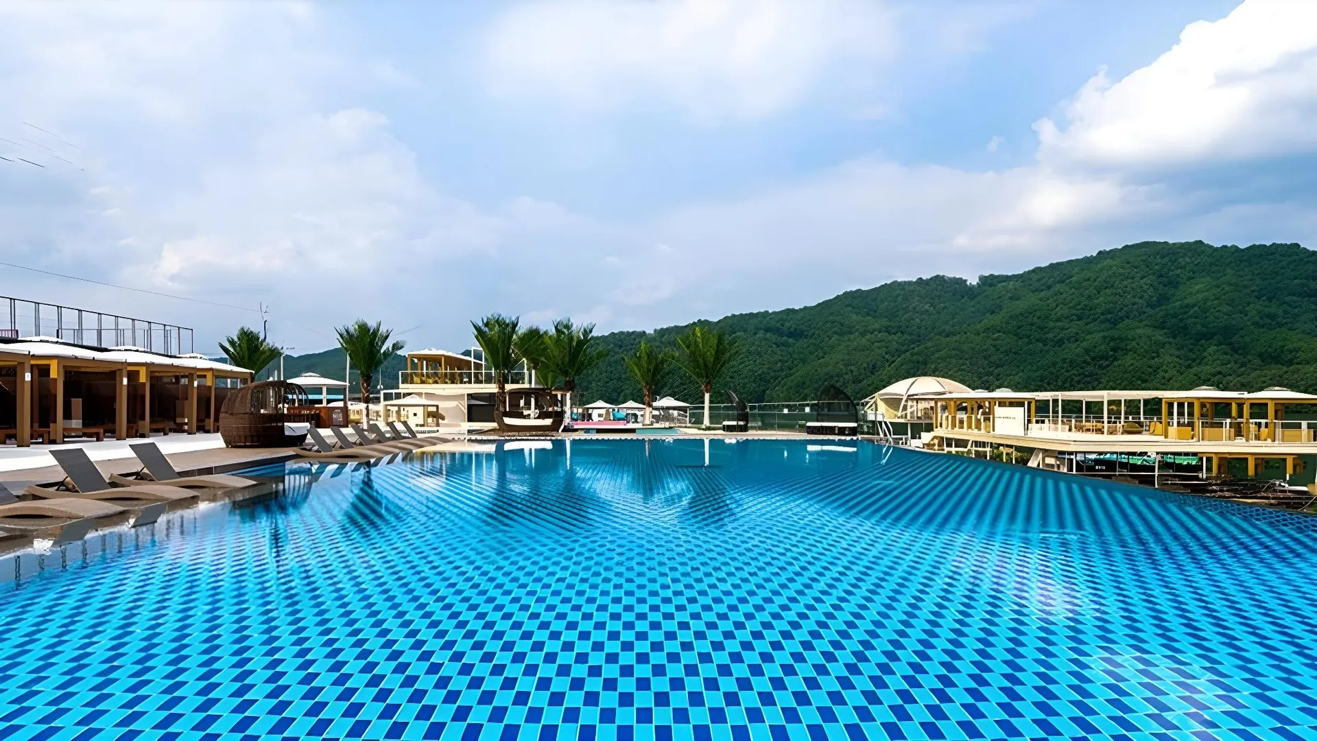 가평 포세이돈 카라반 2성급 게스트하우스 로비